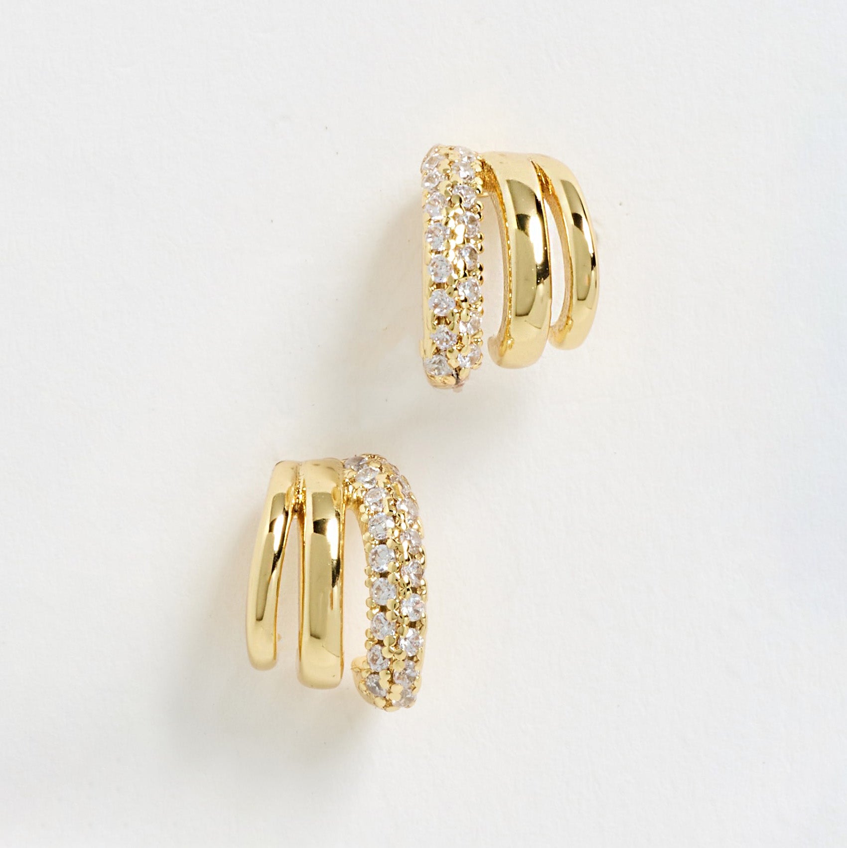 Luv AJ - Multi Piercing Huggies - Gold