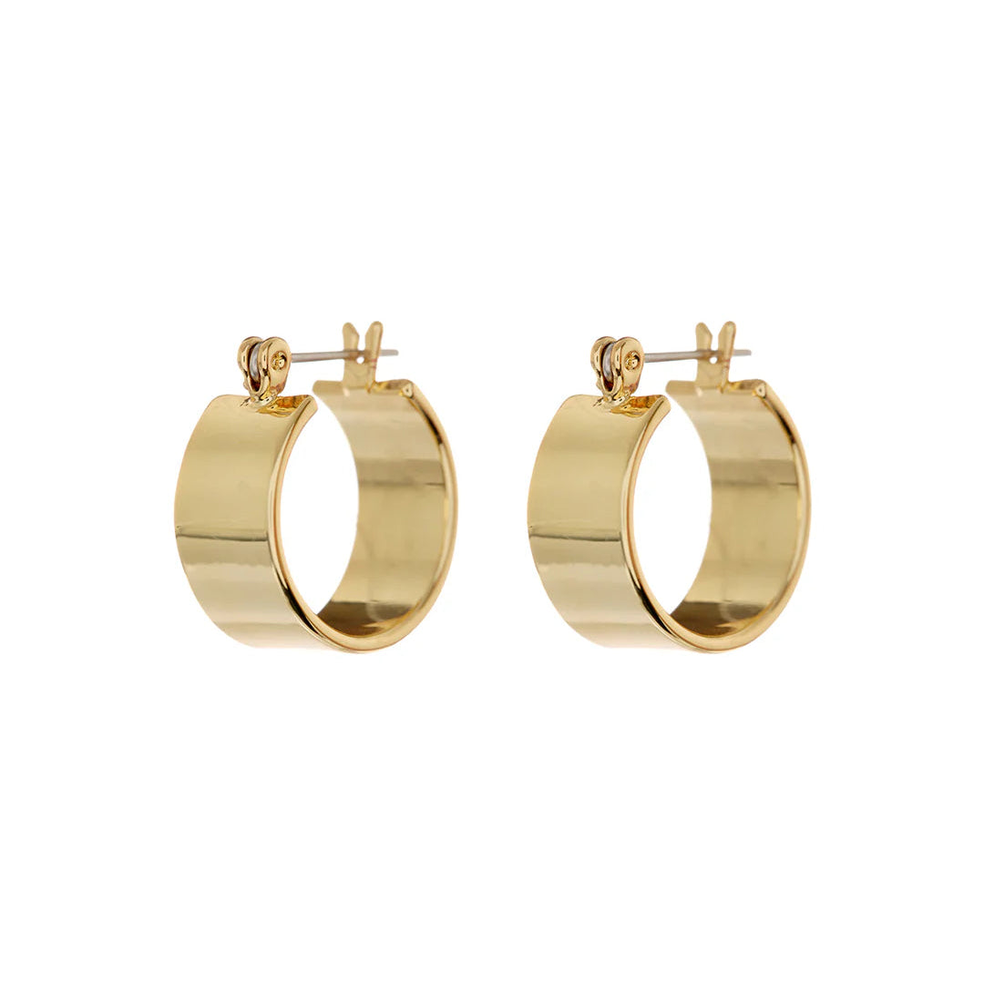 Luv AJ - Positano hoops - Gold