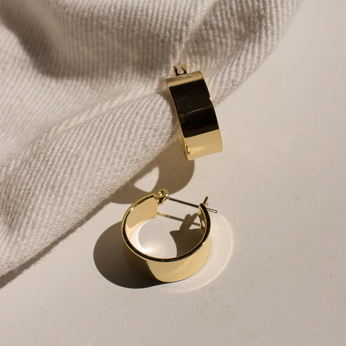 Luv AJ - Positano hoops - Gold