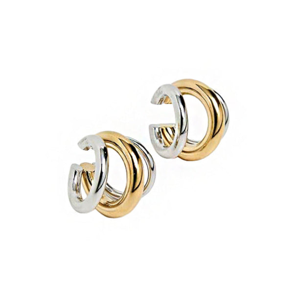Luv AJ – The Two-Tone Cala Ear Cuff – Gold/Silver