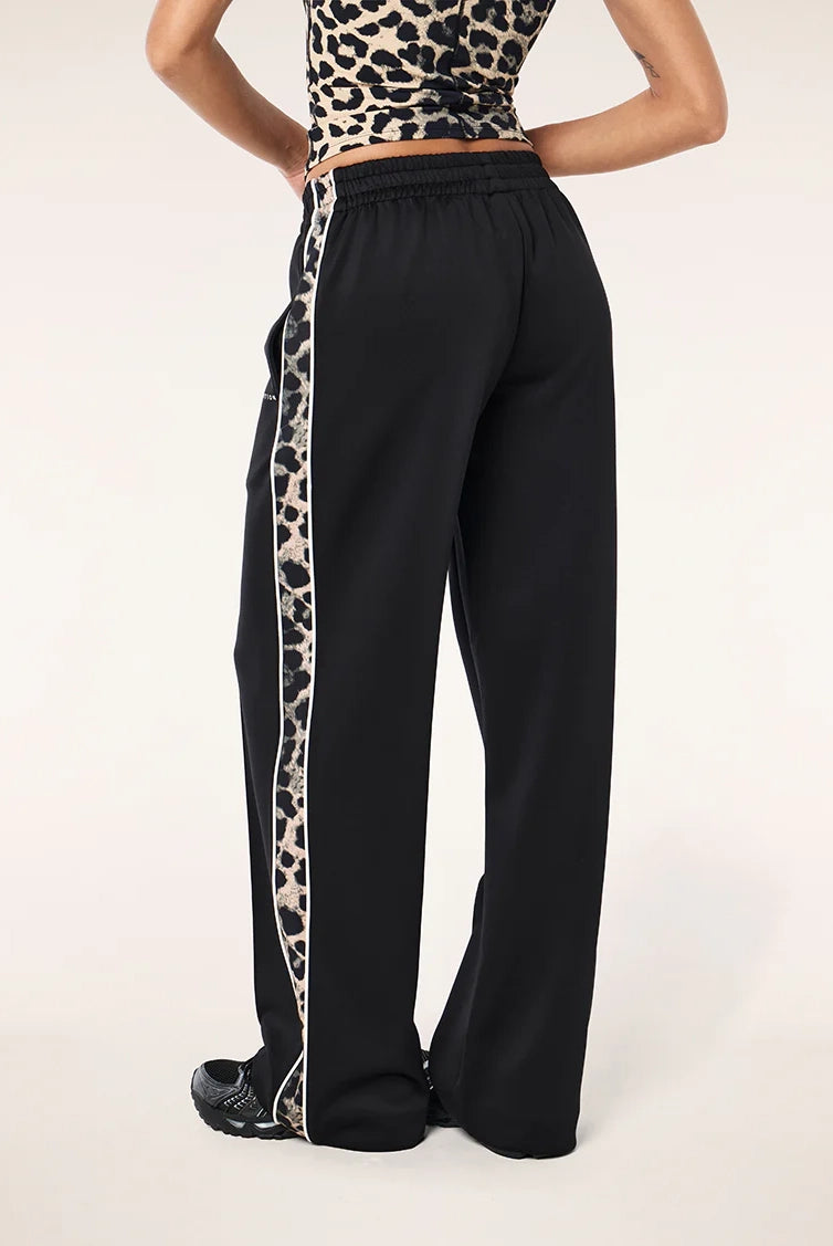 P.E Nation - Man Down Track Pant - Black/Leopard
