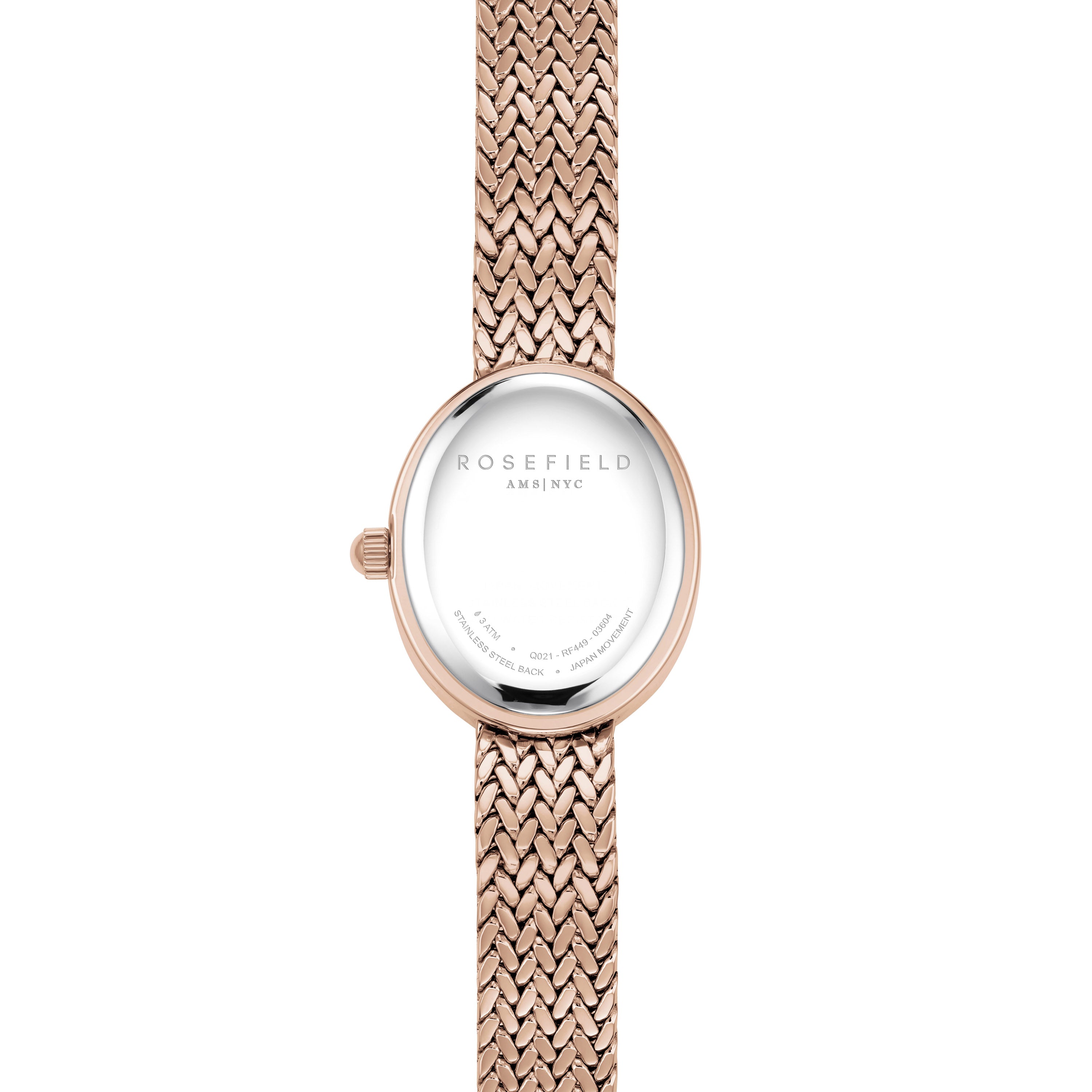 Rosefield - Mini Oval Rose Gold Watch