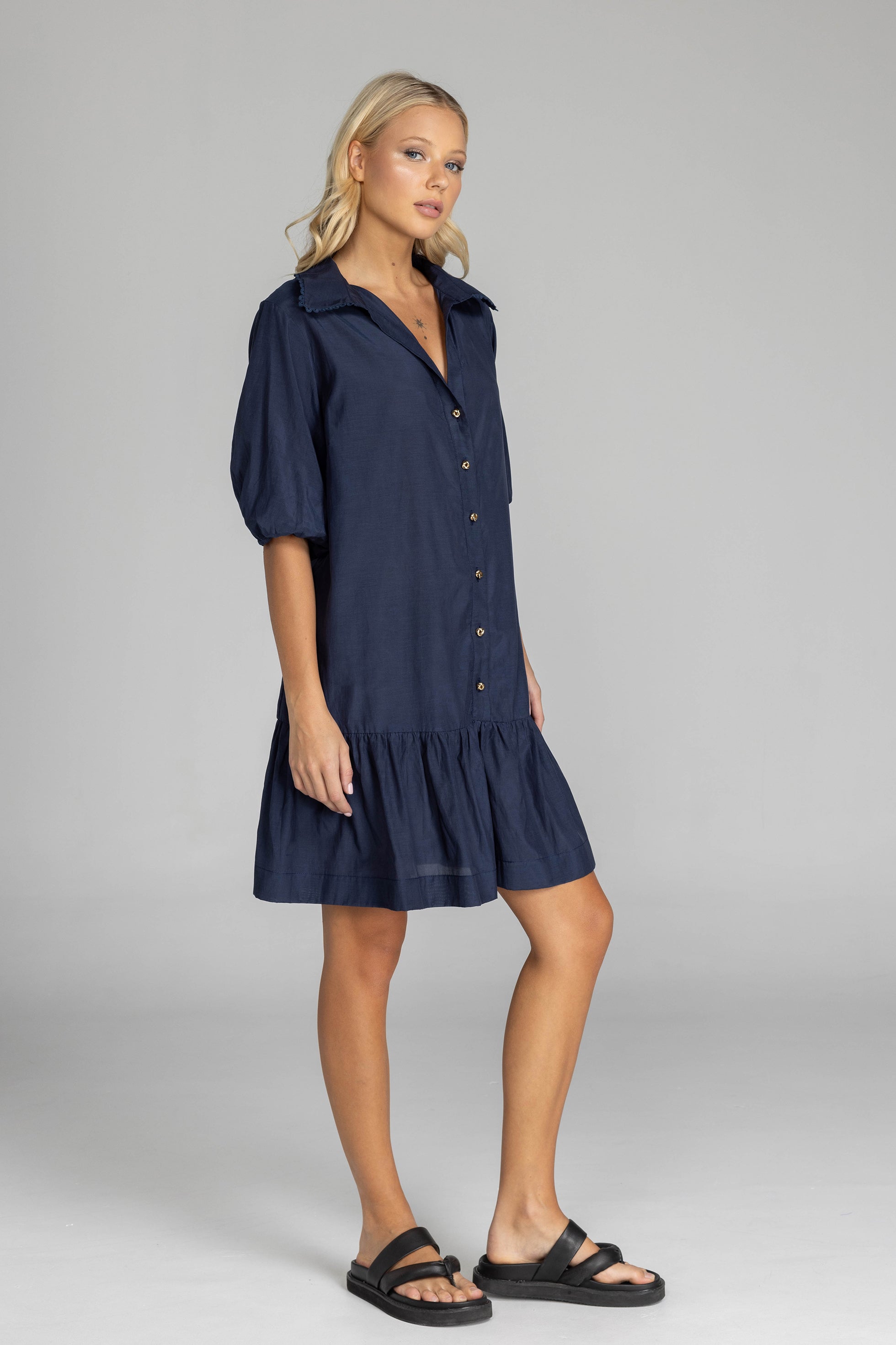 Marilou Dress - Navy