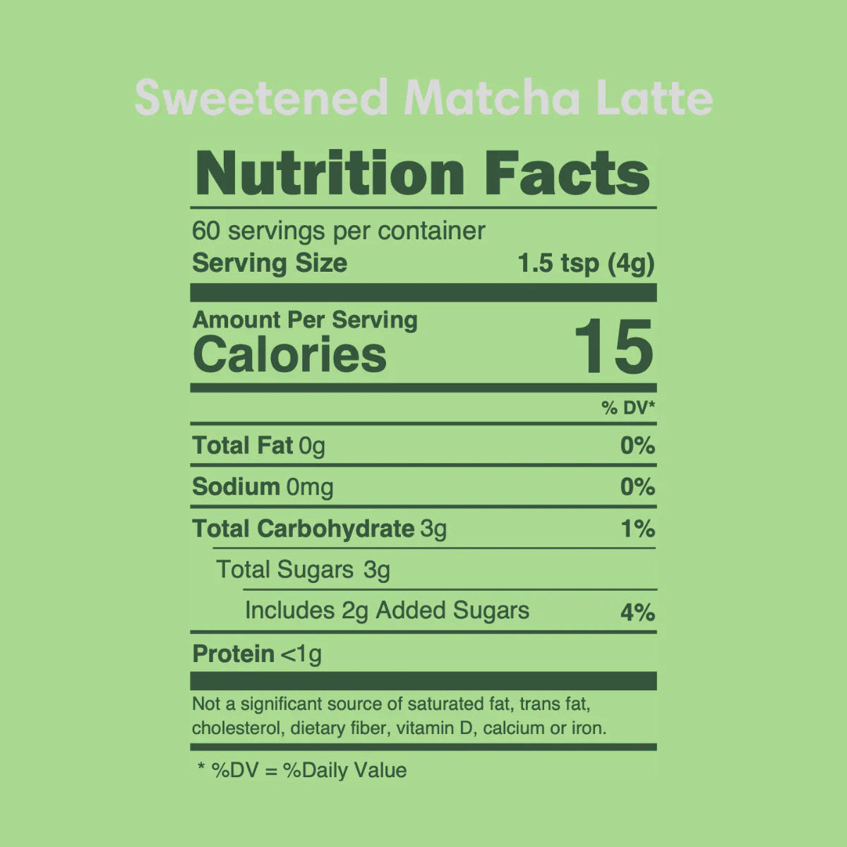 Matcha Made - Orginal Matcha Latté - 60 serves (Sweetened Blend)