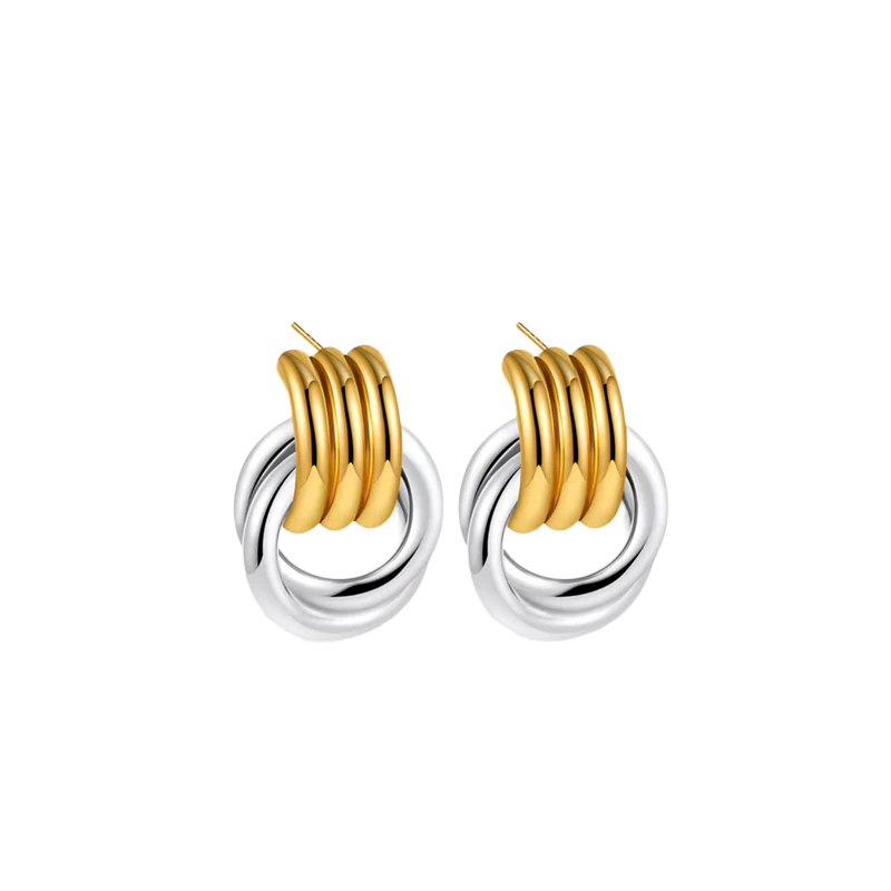 Castel & Co - Millie Earrings - Gold & Silver