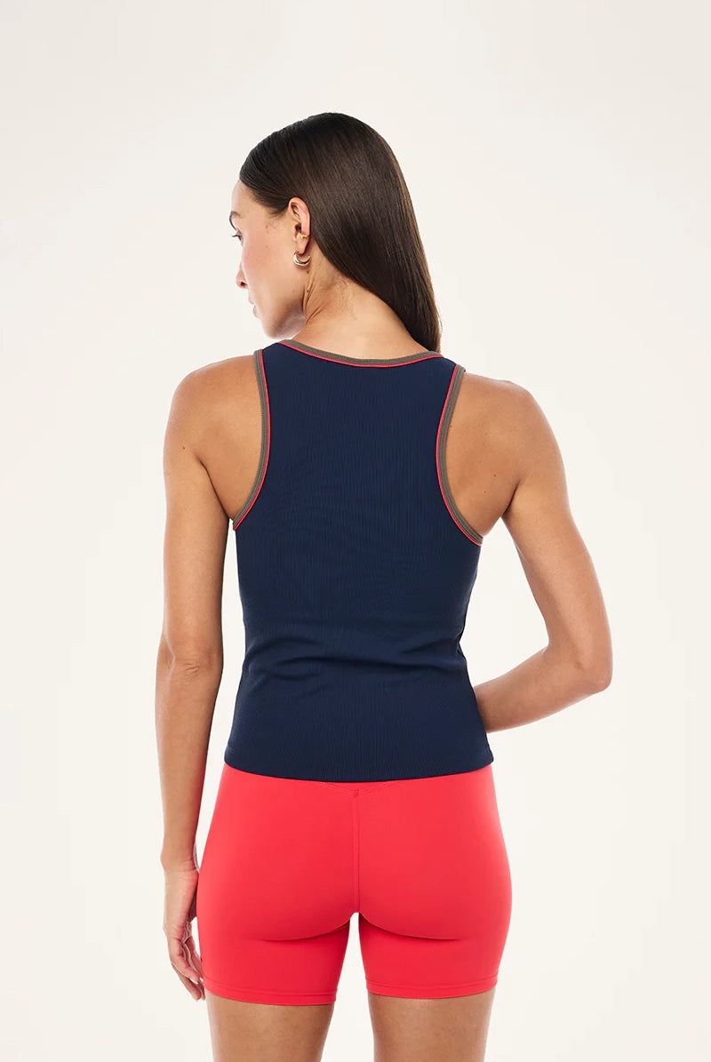 P.E Nation - Nexus Rib Tank - Dark Navy