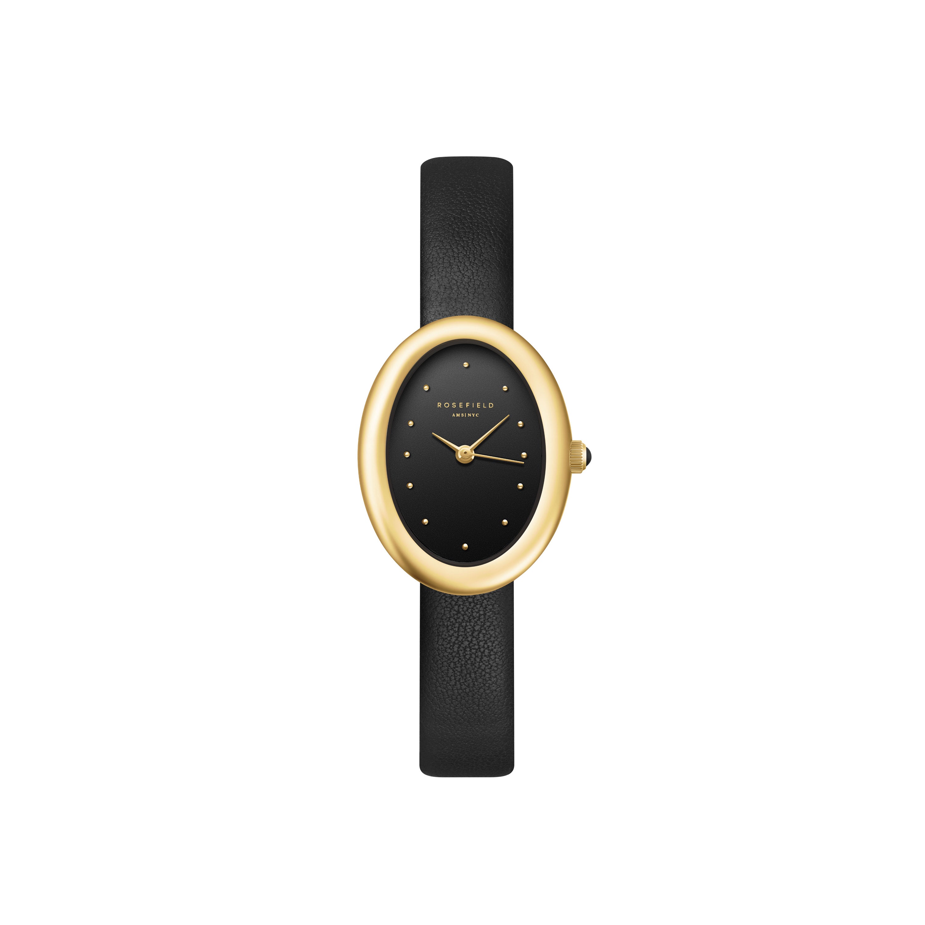Rosefield - Ovale Watch - Black/Gold