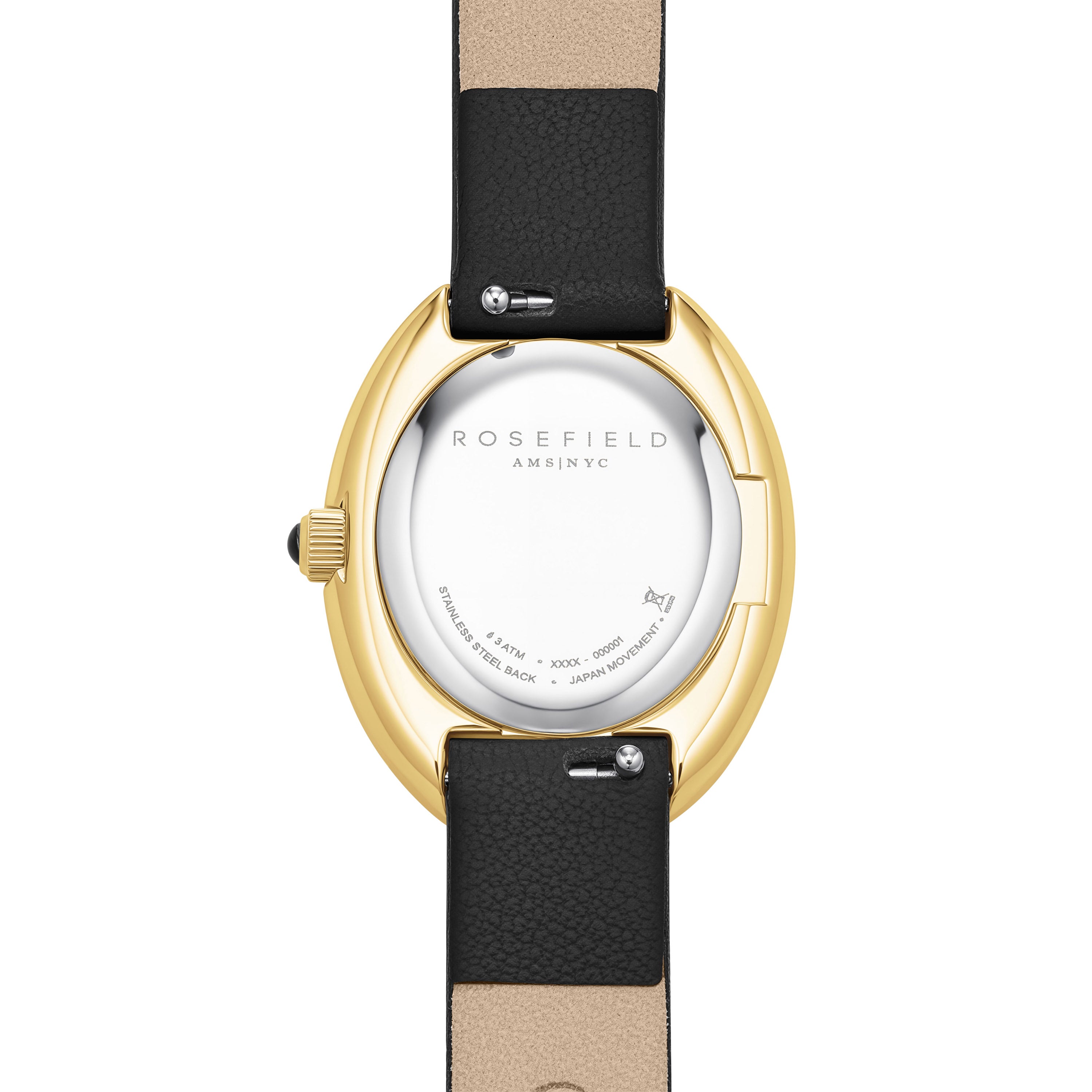 Rosefield - Ovale Watch - Black/Gold