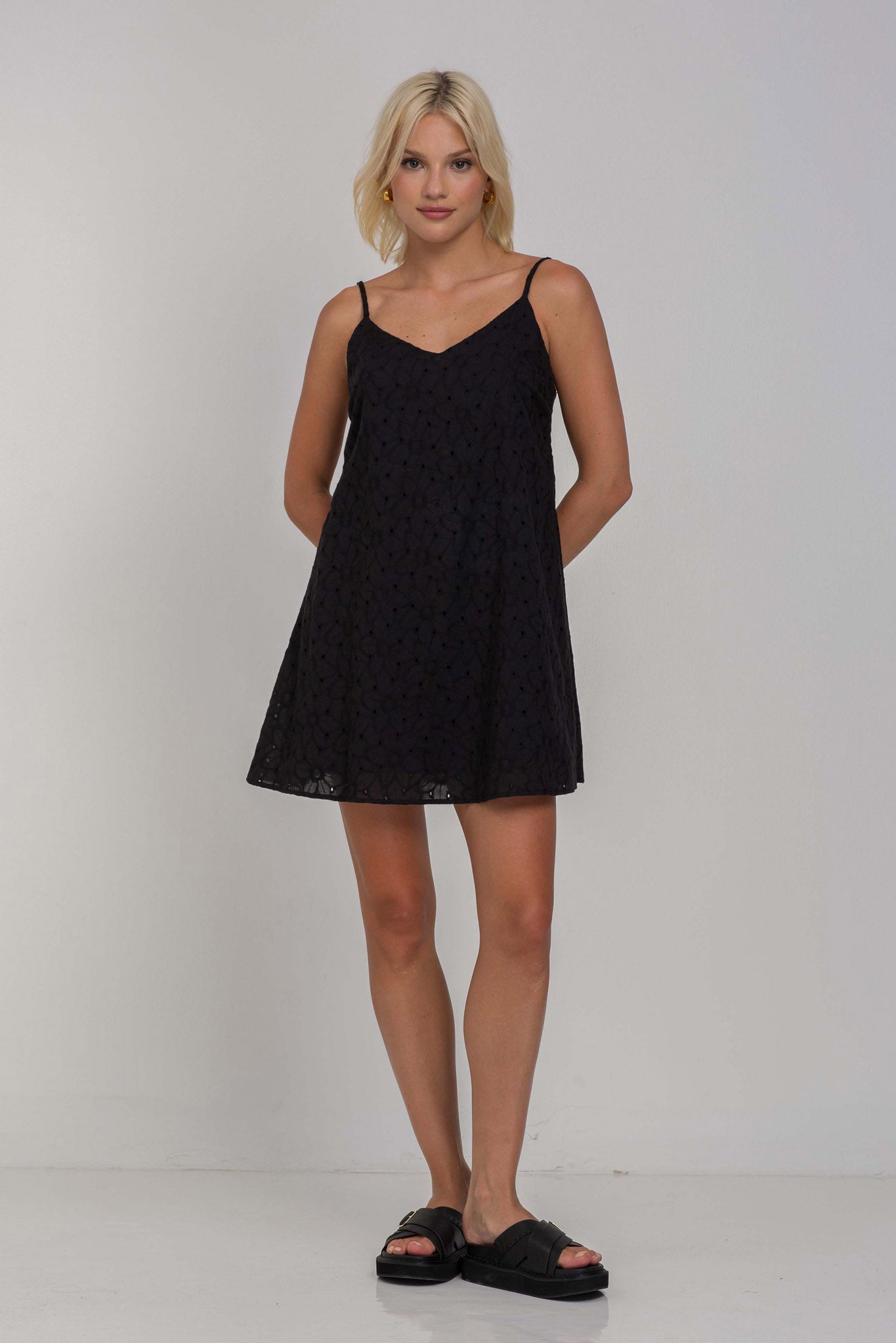 Once Upon a Summer Dress -  Black