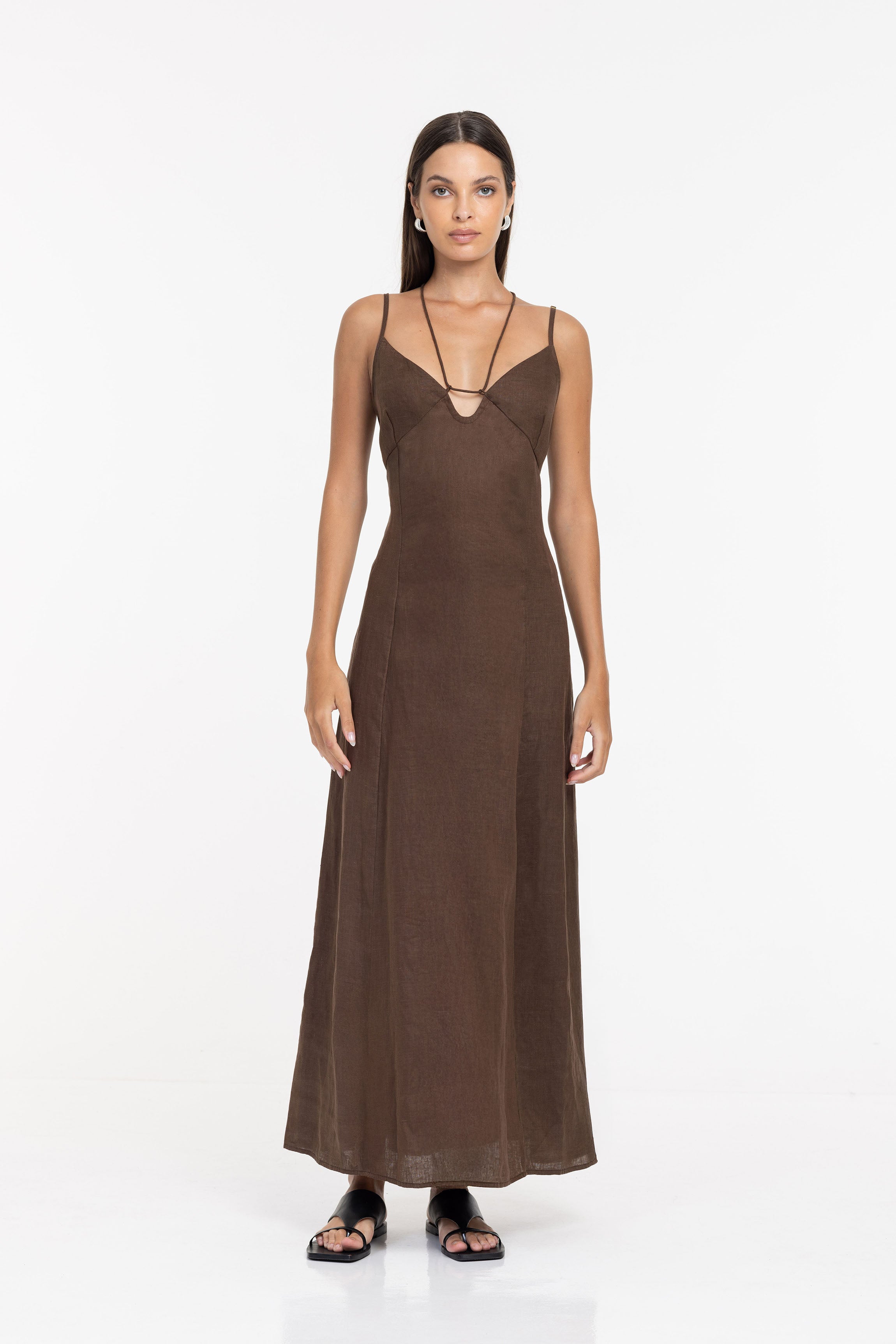 One More Kiss Dress - Chocolate