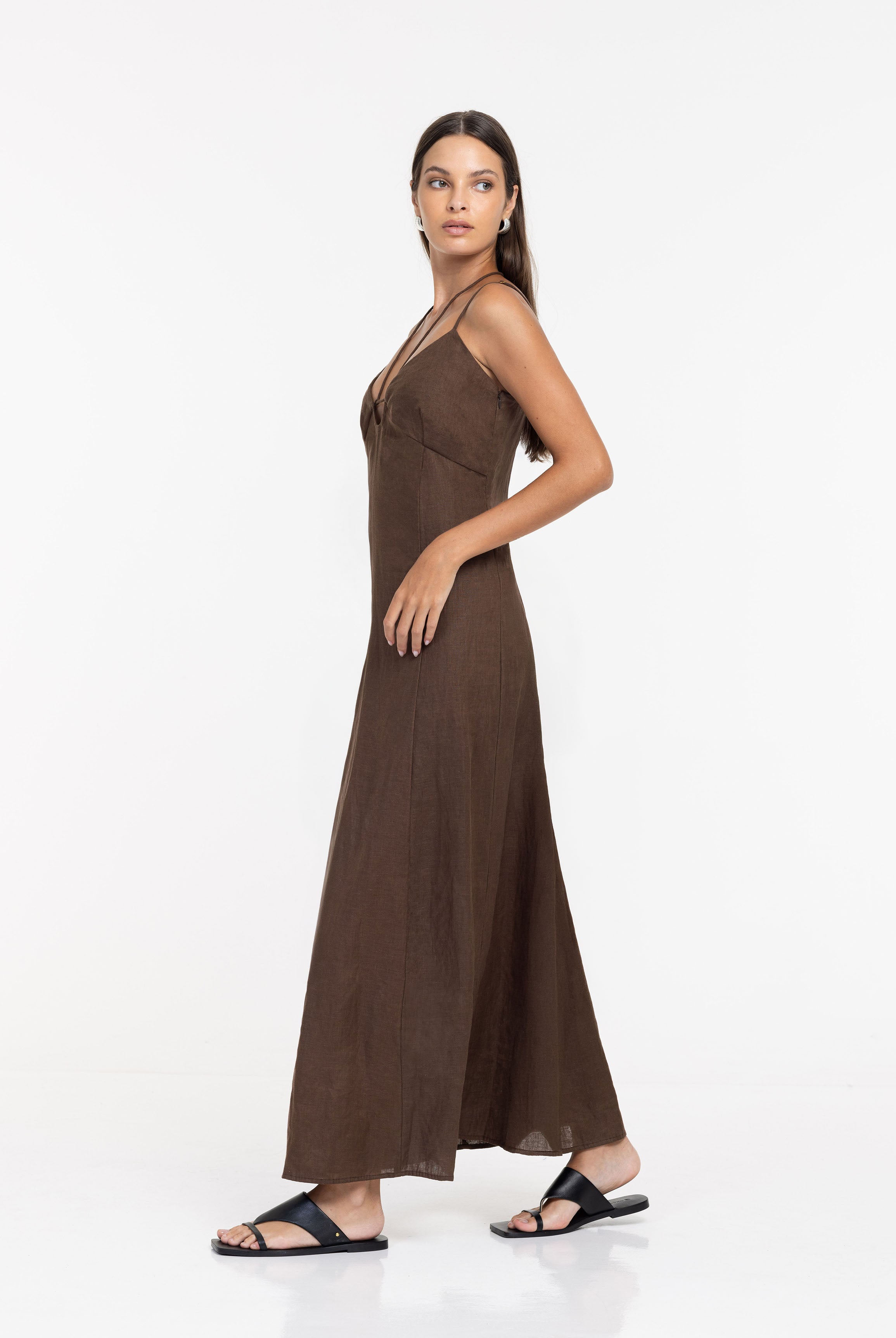 One More Kiss Dress - Chocolate