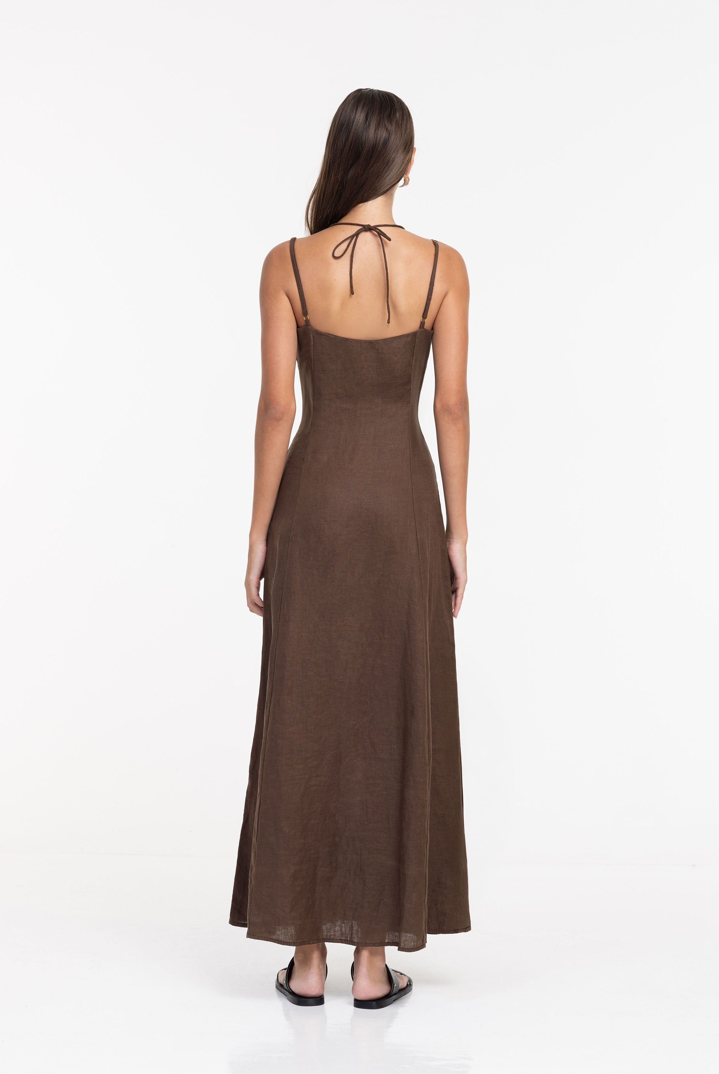 One More Kiss Dress - Chocolate