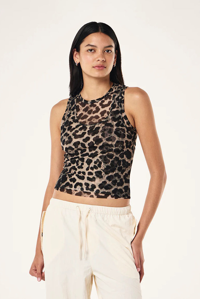 P.E Nation - Discovery Mesh Tank - Leopard
