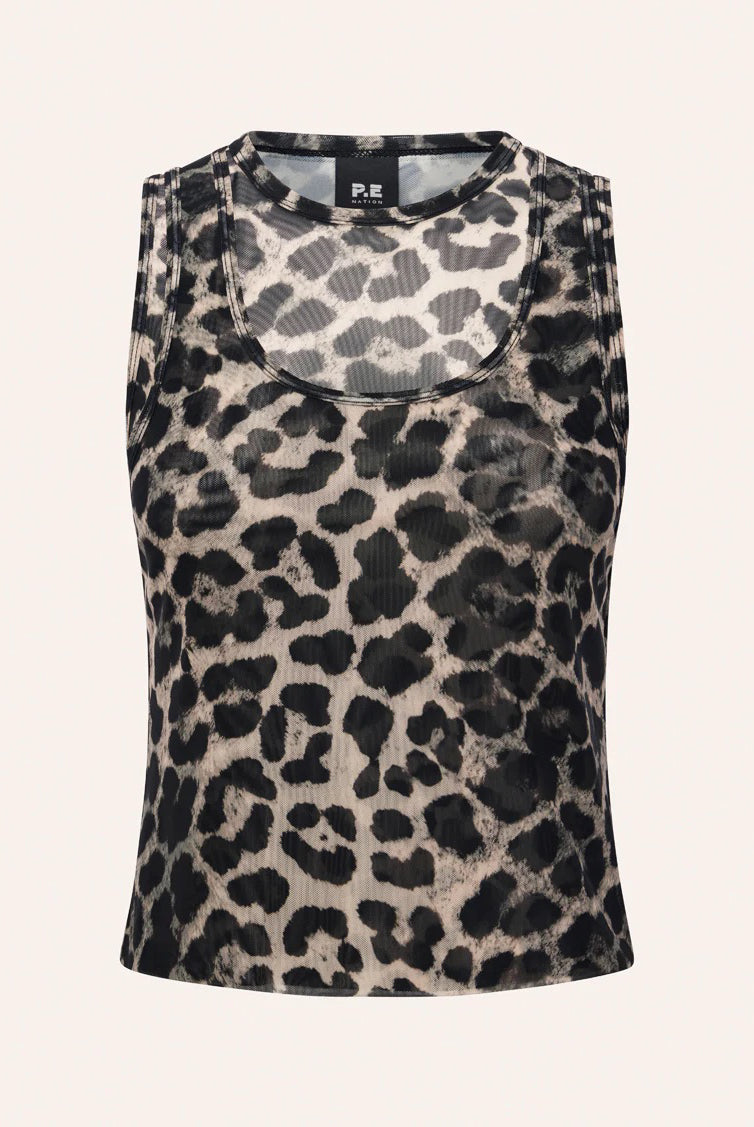 P.E Nation - Discovery Mesh Tank - Leopard