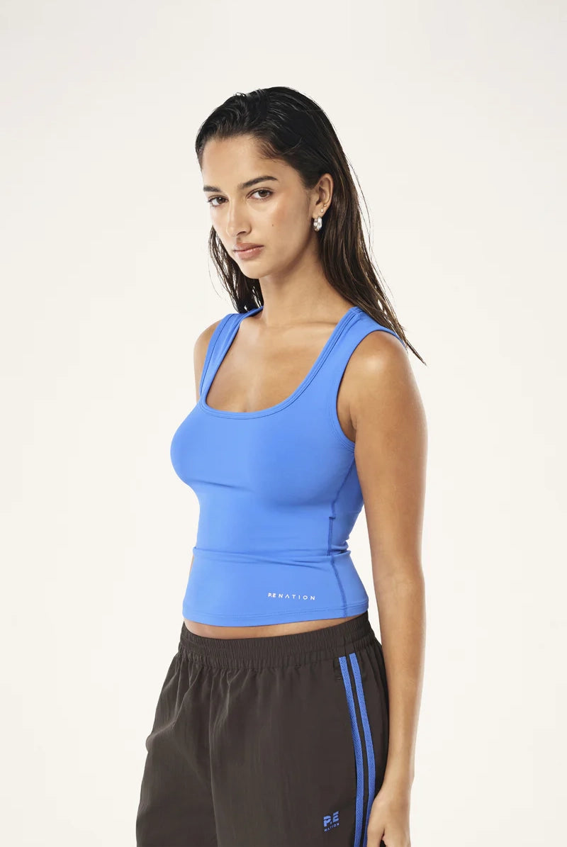 P.E Nation - Refine Scoop Tank - Palace Blue