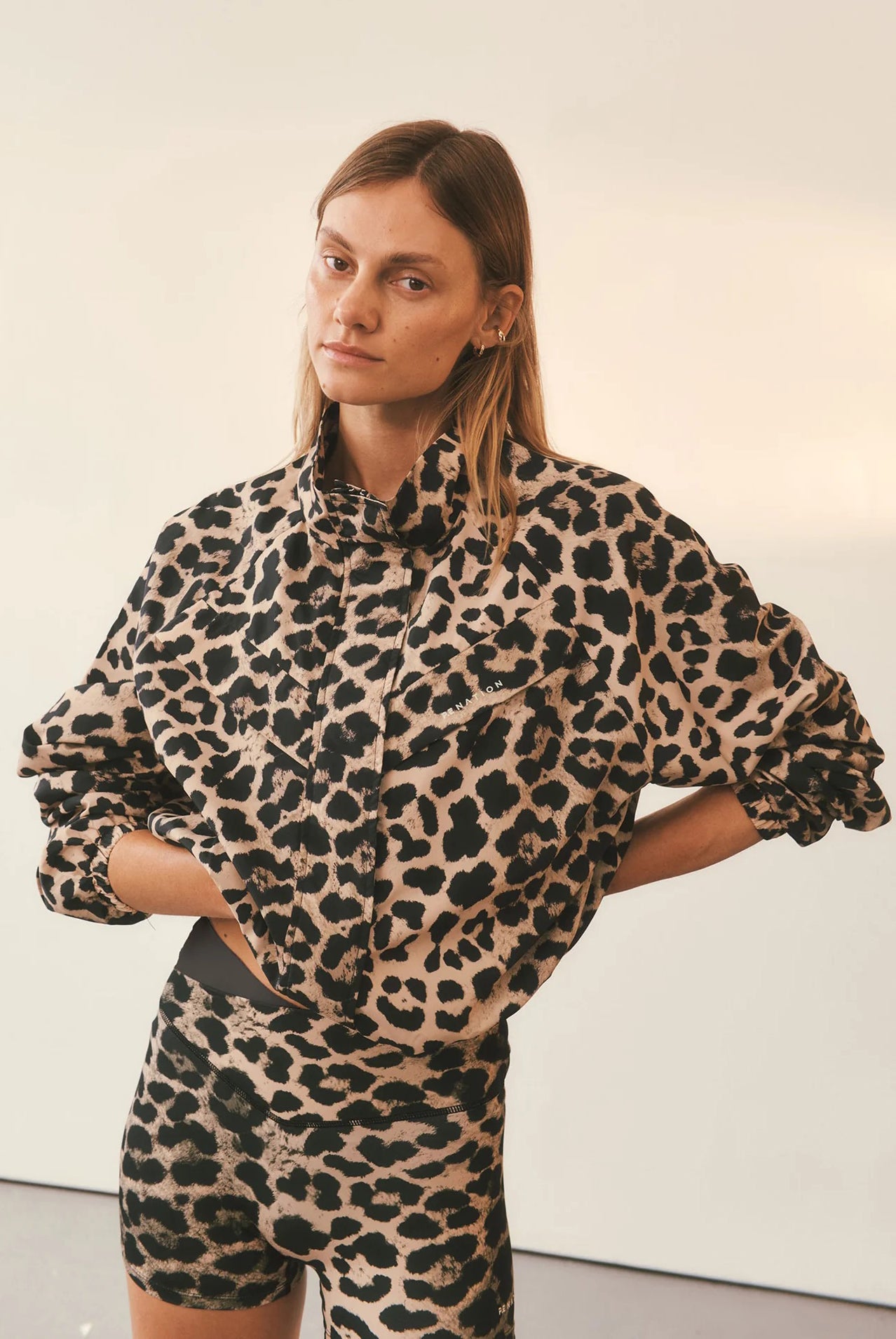 P.E Nation - Shield Jacket - Leopard Print