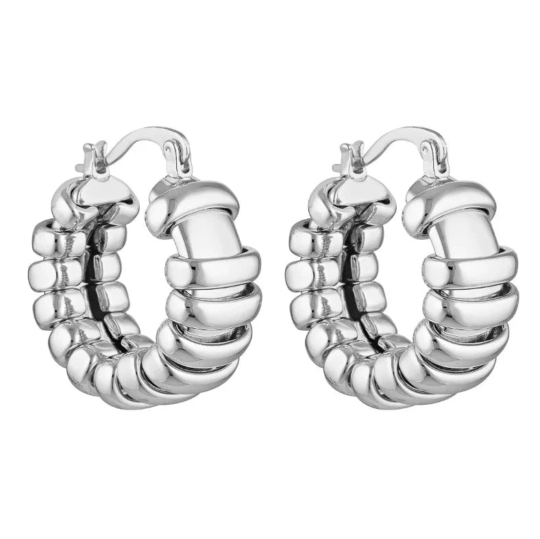 Porter Jewellery - Turtle Hoops - Silver