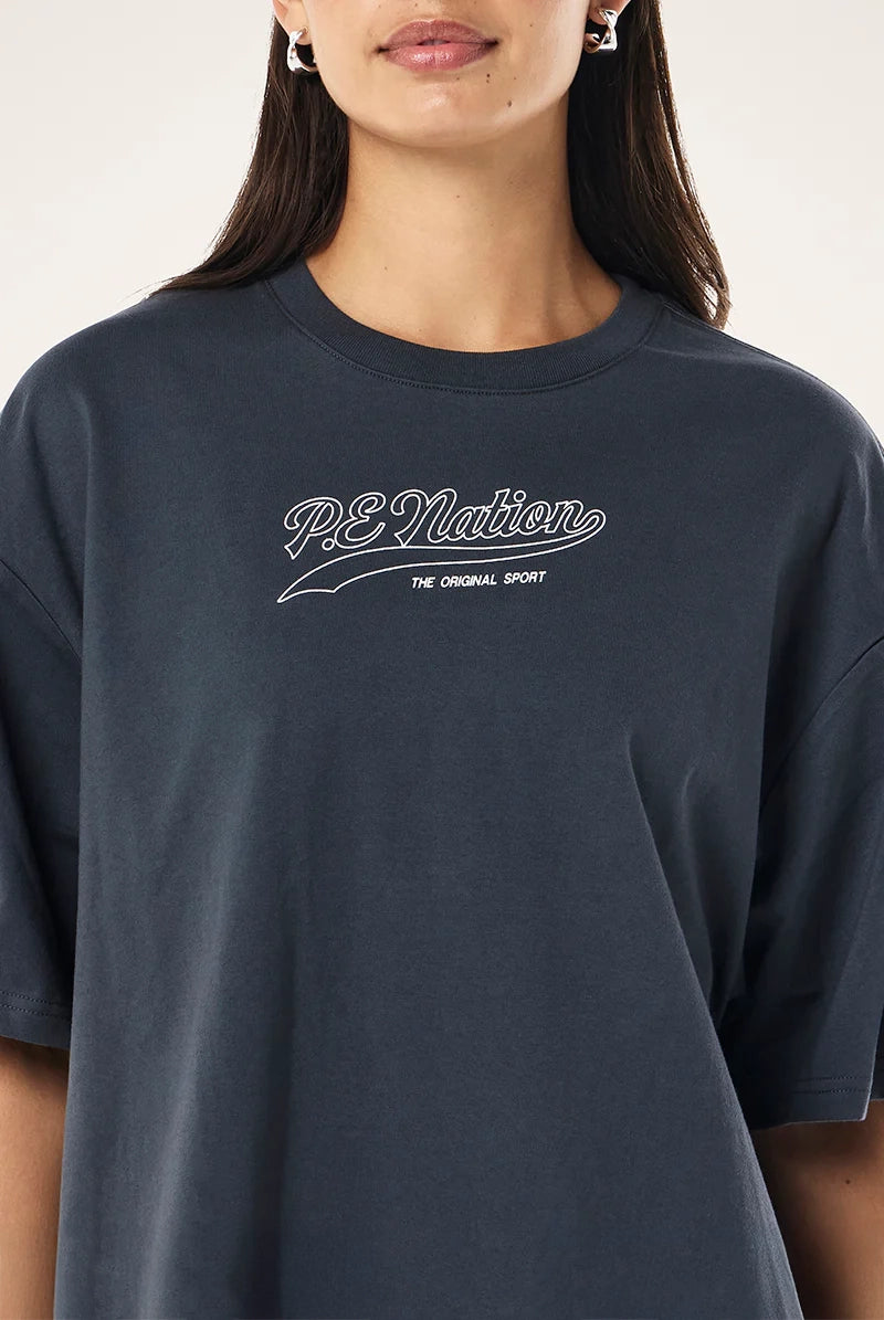 P.E Nation - Powerplay Tee - Marine Blue