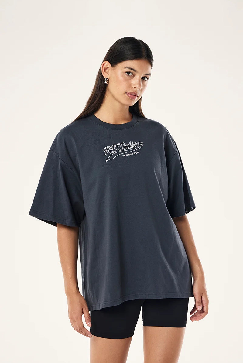 P.E Nation - Powerplay Tee - Marine Blue