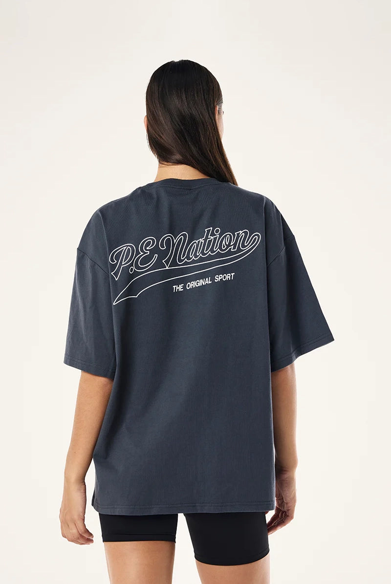 P.E Nation - Powerplay Tee - Marine Blue