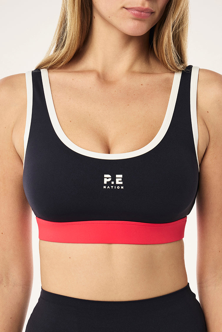 P.E Nation - Pursuit Sports Bra - Dark Sapphire