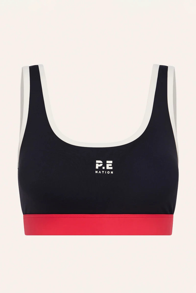 P.E Nation - Pursuit Sports Bra - Dark Sapphire