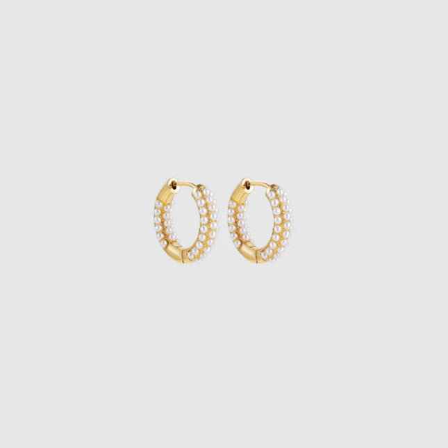 Castel & Co - Paris Earrings - Gold/Pearl