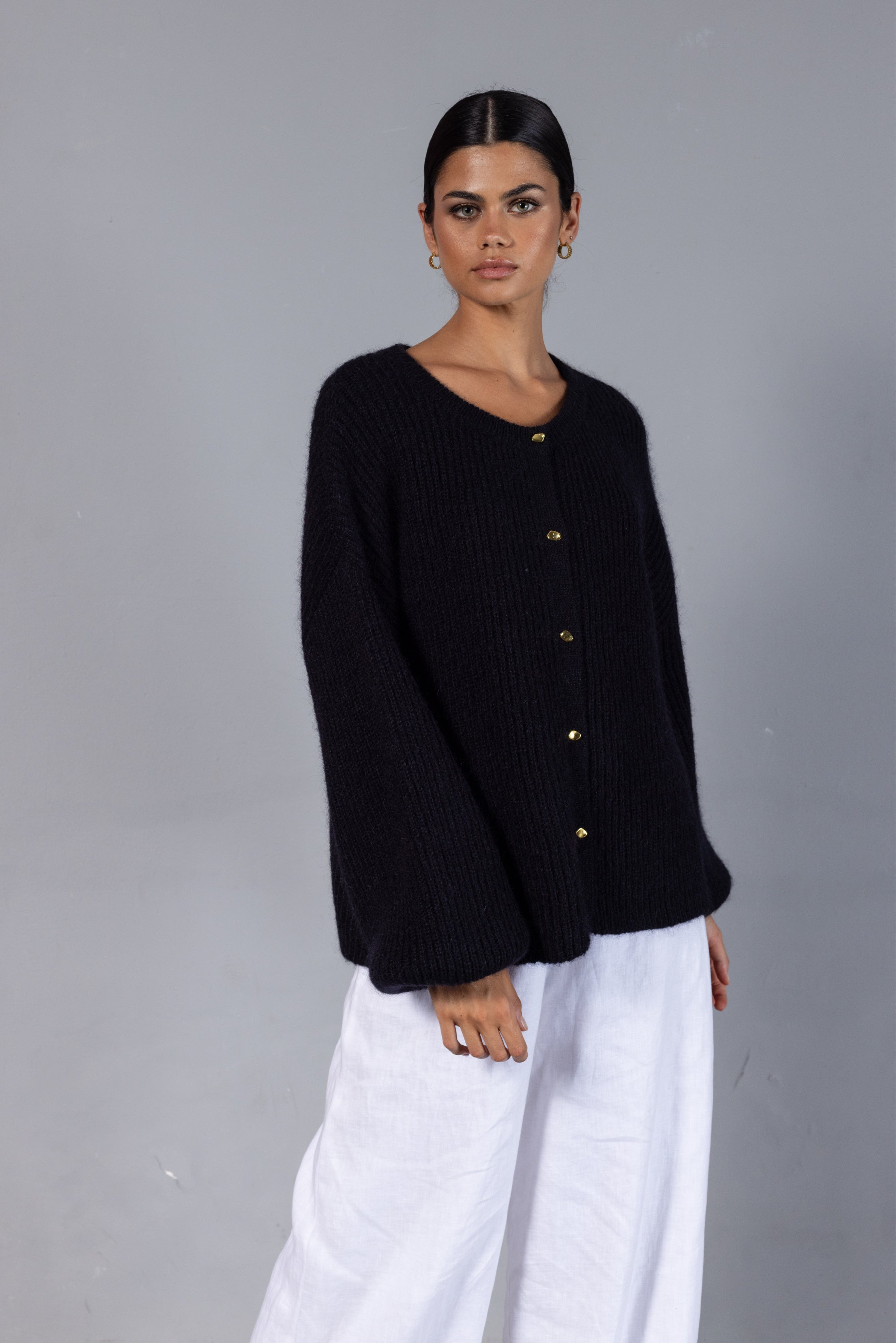Party In A Cardi - Black