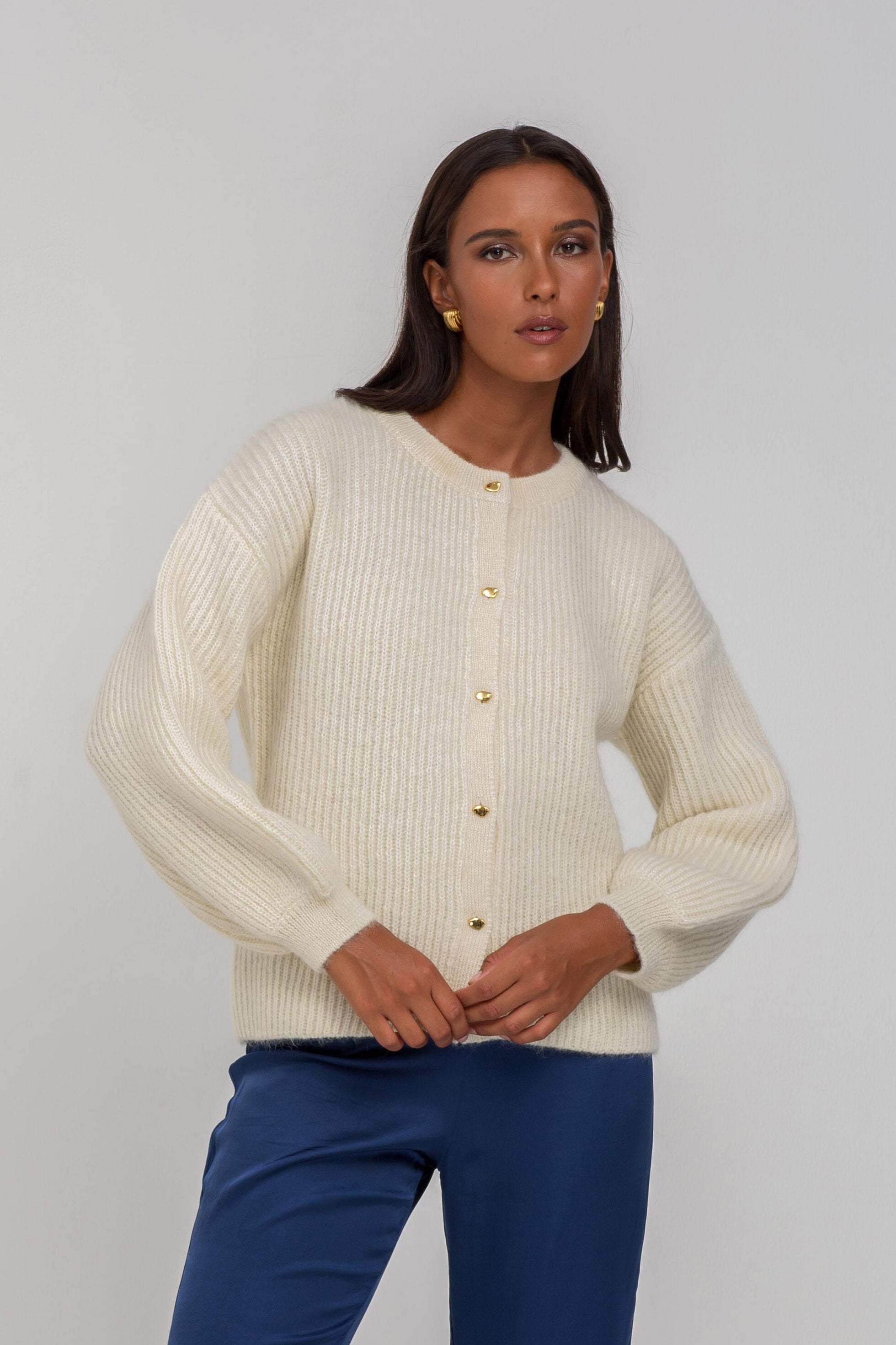 Party in a Cardi - Ivory