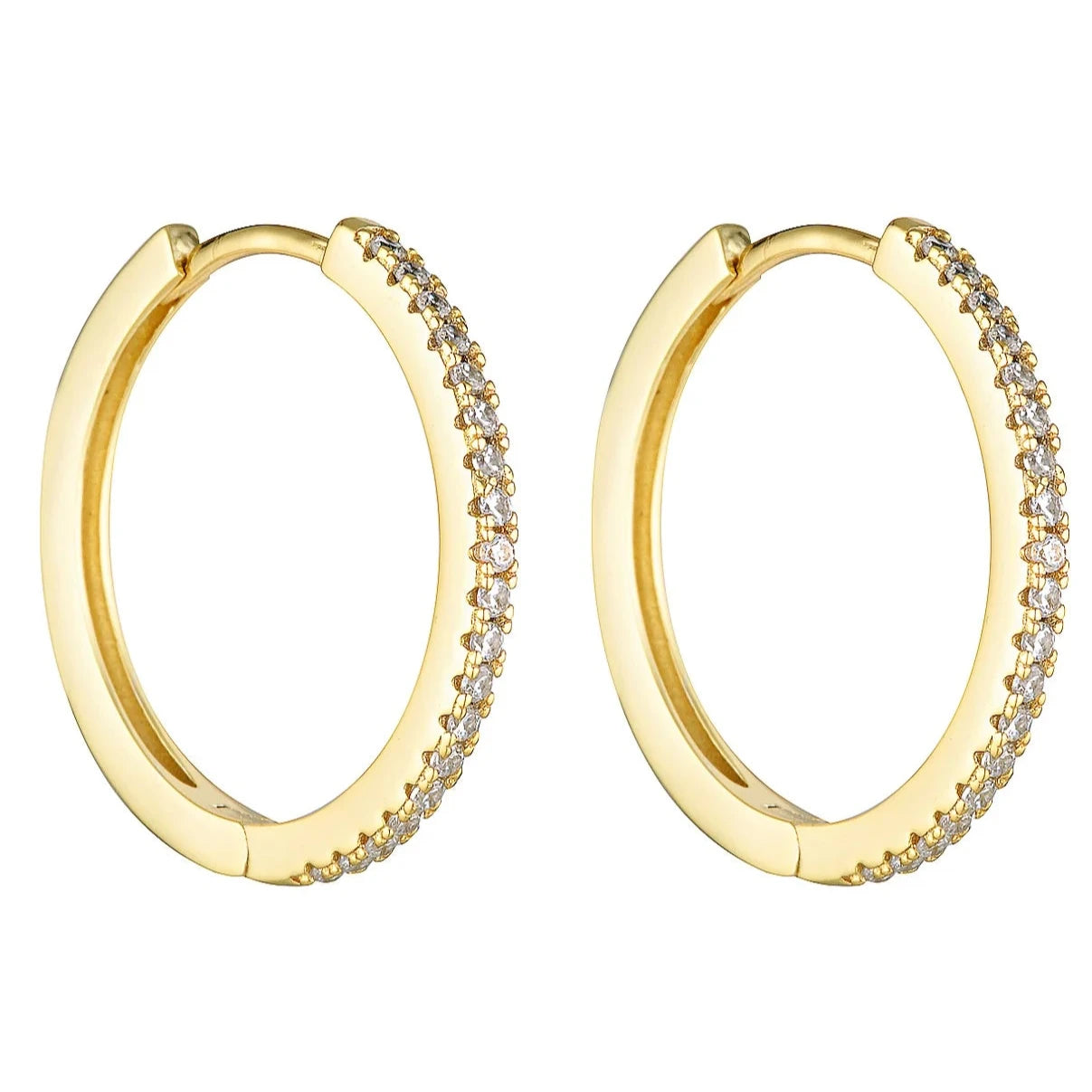 Porter Jewellery - Angel Hoops- Gold 20mm