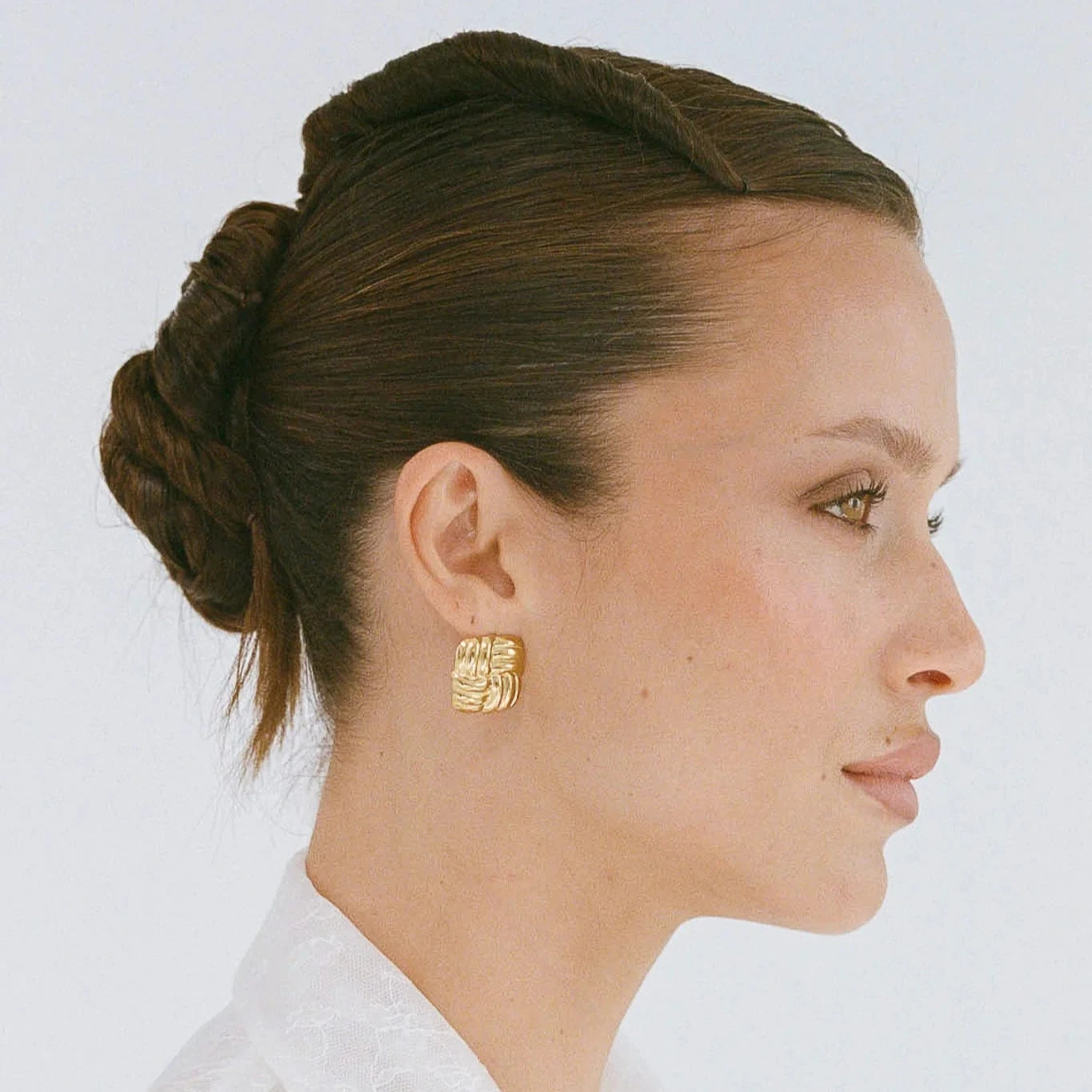 Porter Jewellery - Baby Cushion Earrings- Gold