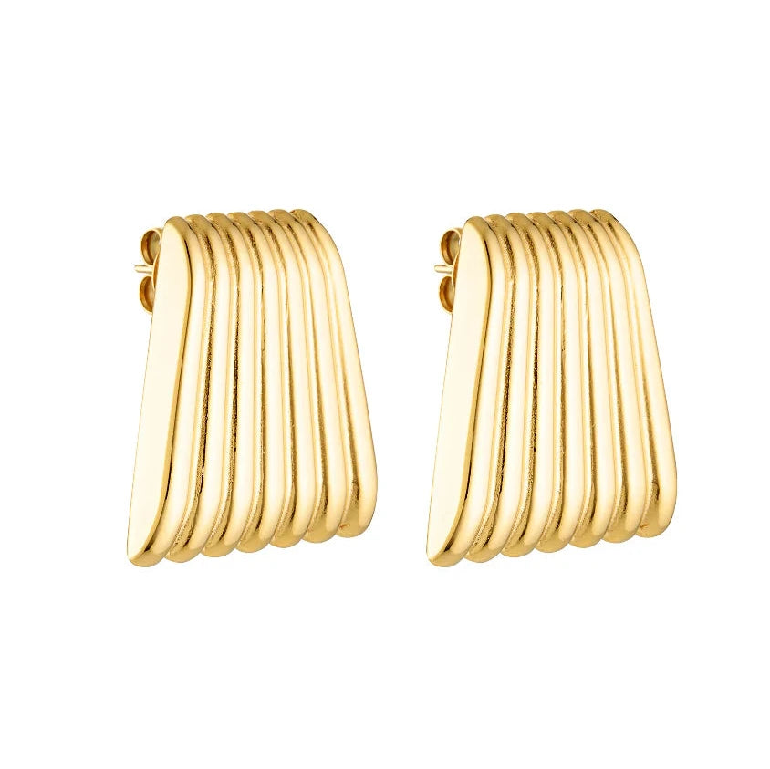 Porter Jewellery - Caterpillar Earrings - Gold