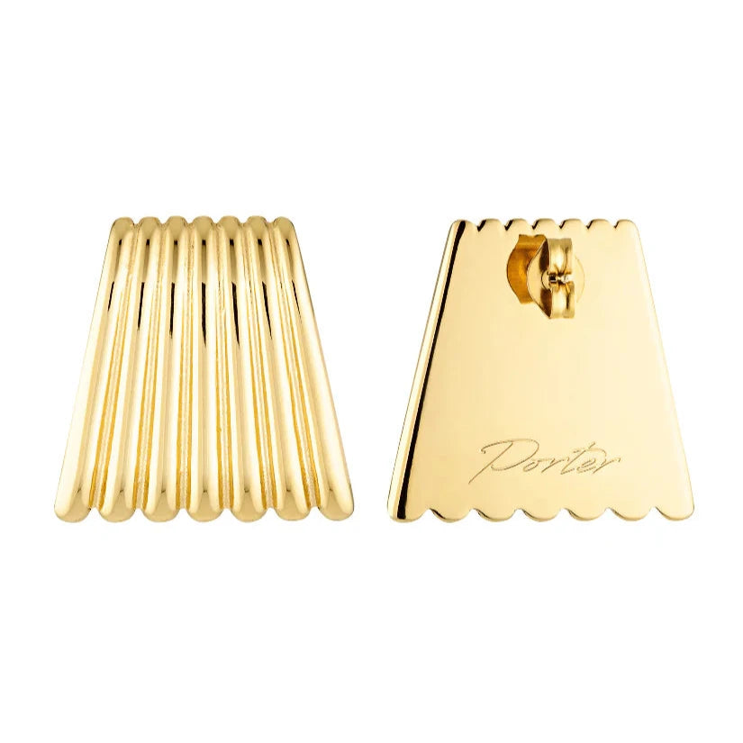 Porter Jewellery - Caterpillar Earrings - Gold