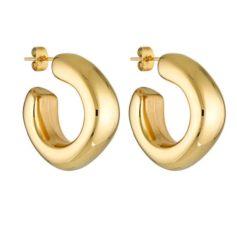 Porter Jewellery - Dina Hoops - Gold