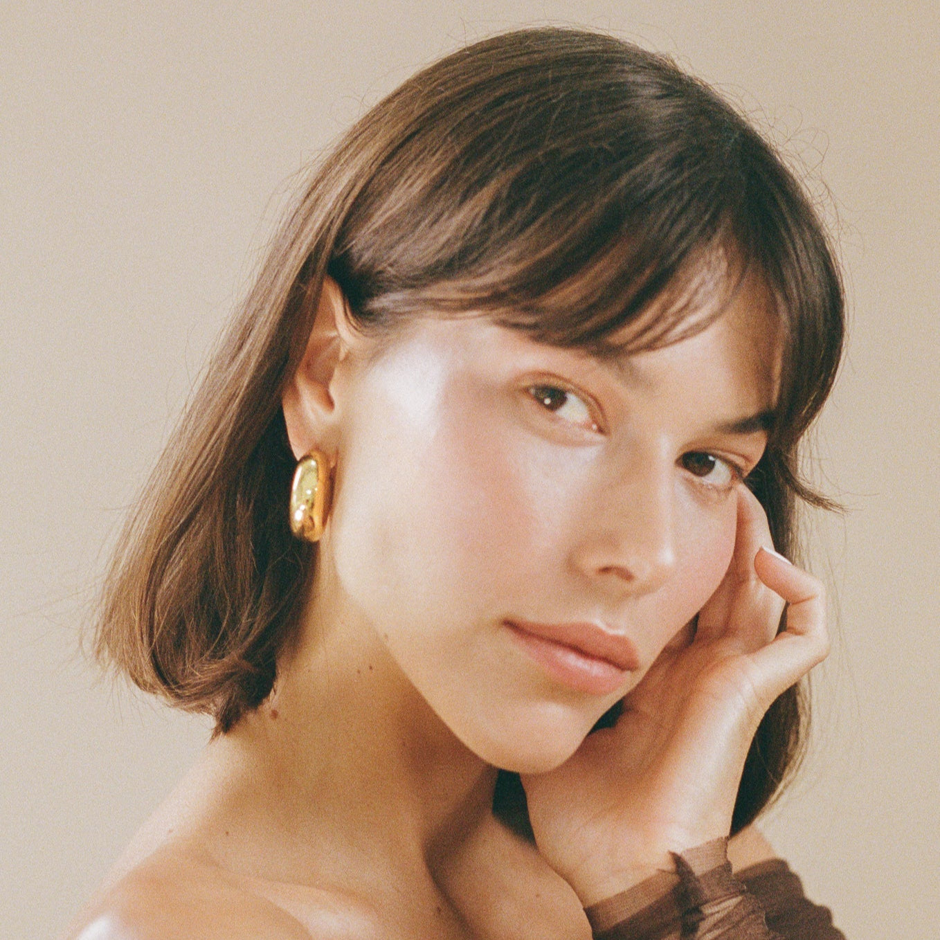 Porter Jewellery - Dina Hoops - Gold