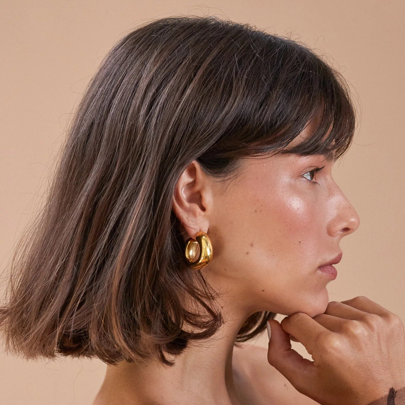 Porter Jewellery - Dina Hoops - Gold