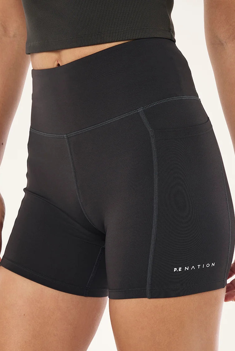 P.E Nation - Recalibrate 5 Inch Bike Short - Smokestone
