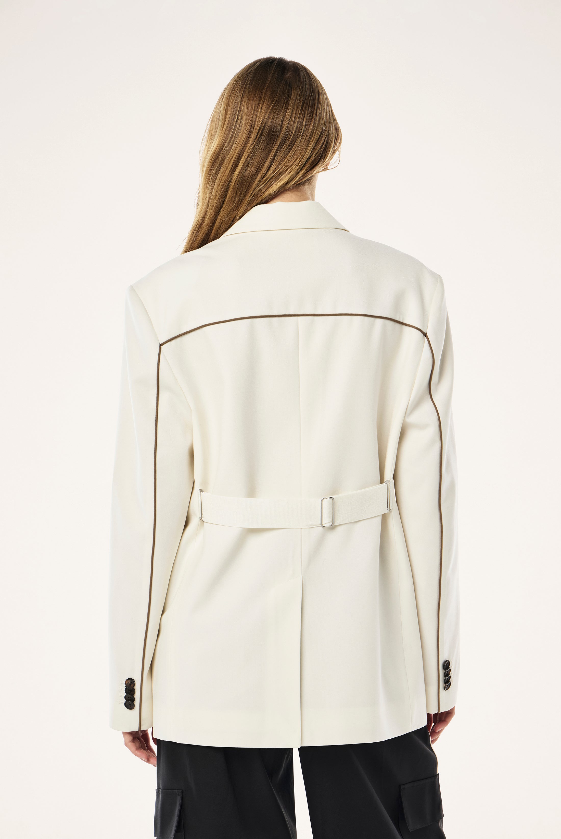 P.E Nation - Residency Blazer - Whisper White