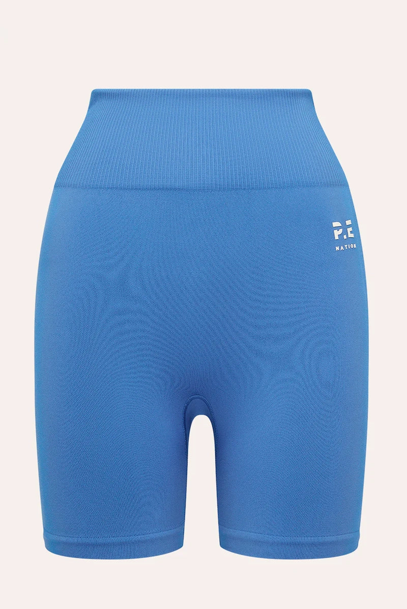 P.E Nation - Restore Seamless 5 Inch Bike Short - Palace Blue