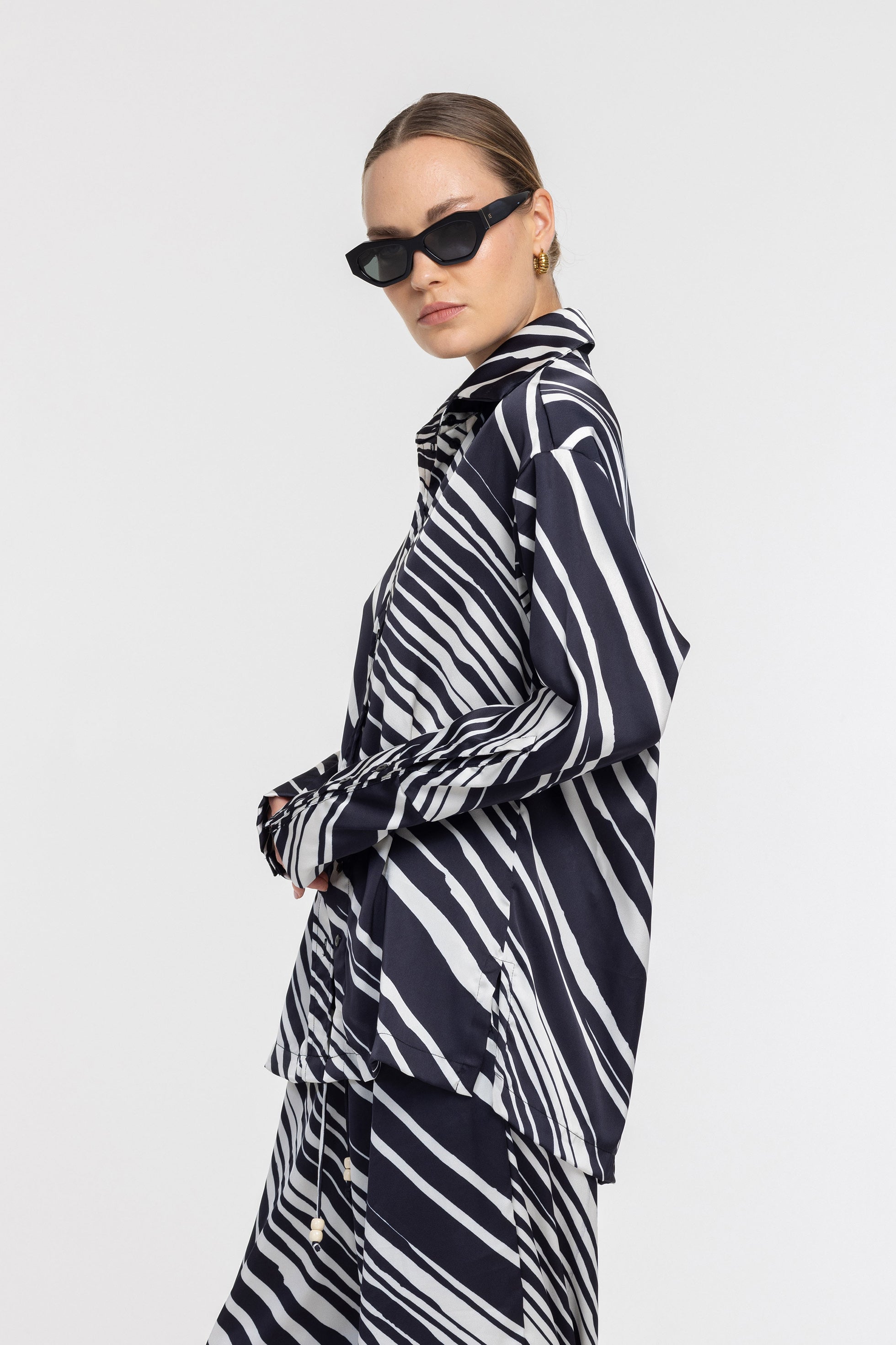 PRE-ORDER Rebel Heart Shirt - Navy/Ivory Wild Stripe