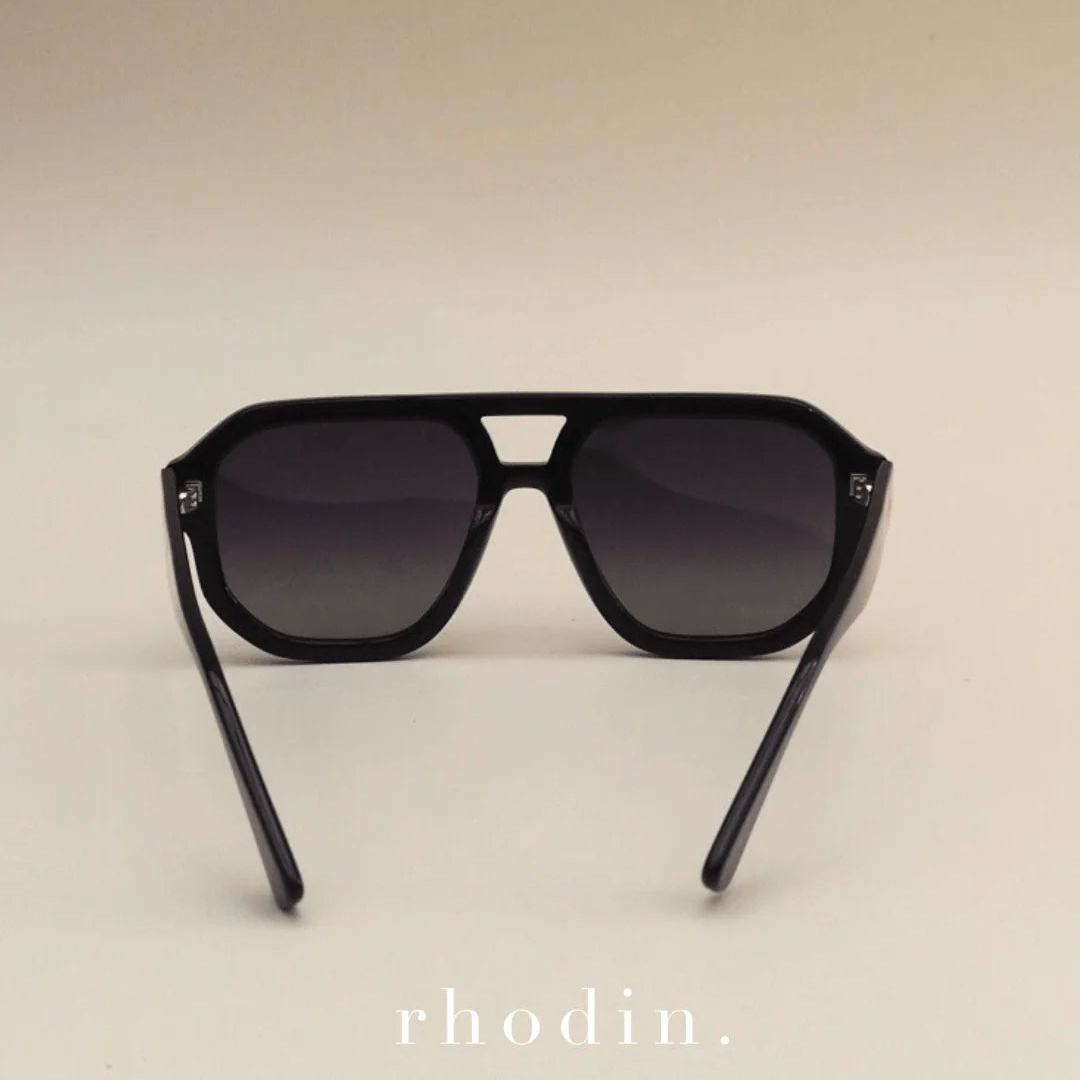 Rhodin - Charlie Noir Sunglasses - Luxe Range