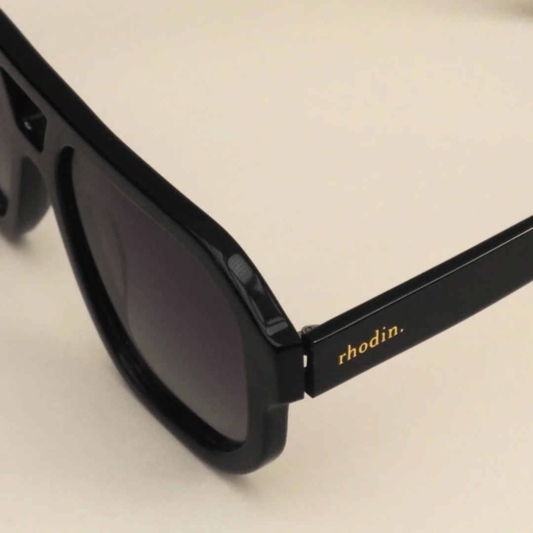 Rhodin - Charlie Noir Sunglasses - Luxe Range