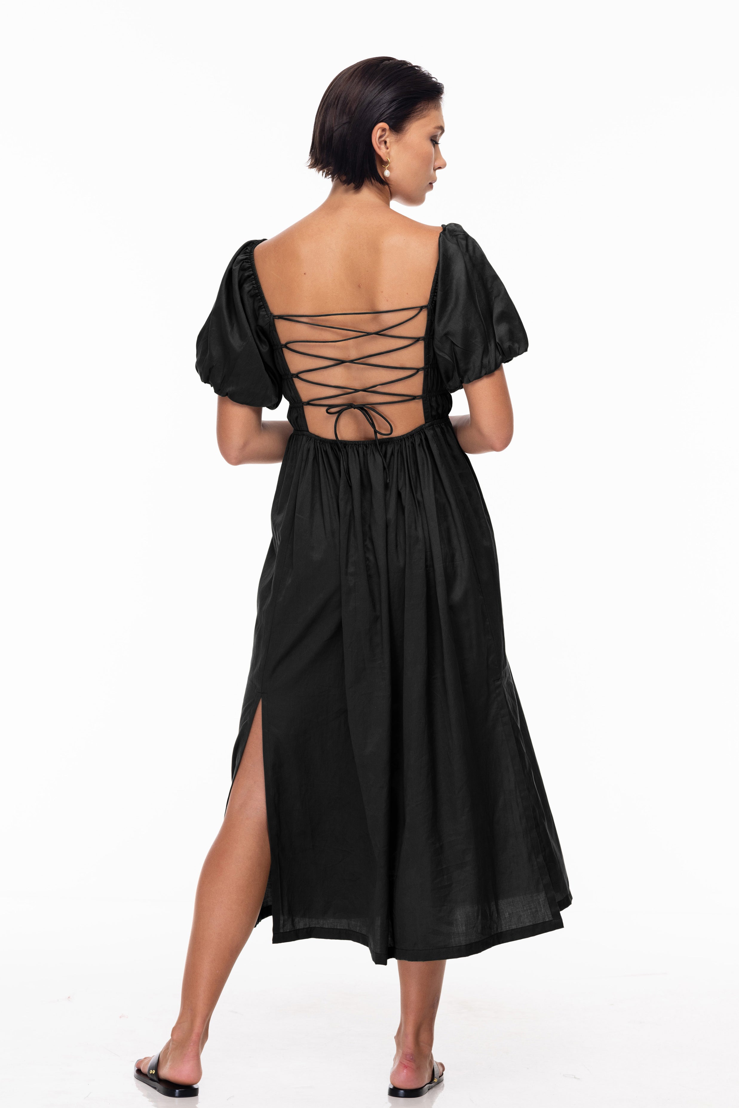 Rising Strong Dress - Black