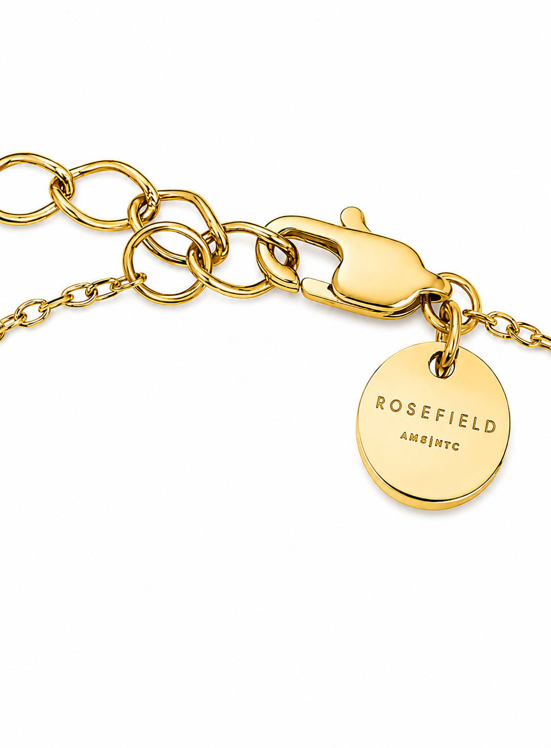 Rosefield - Modern Pearl Circle Bracelet - Gold