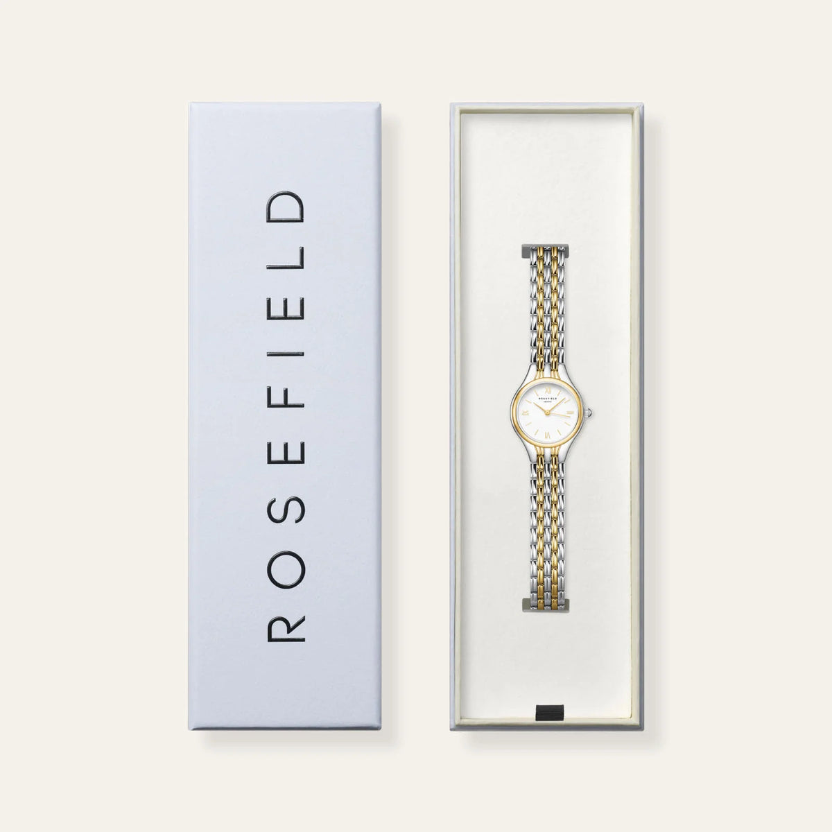 Rosefield - Muse Duo Silver Gold Watch