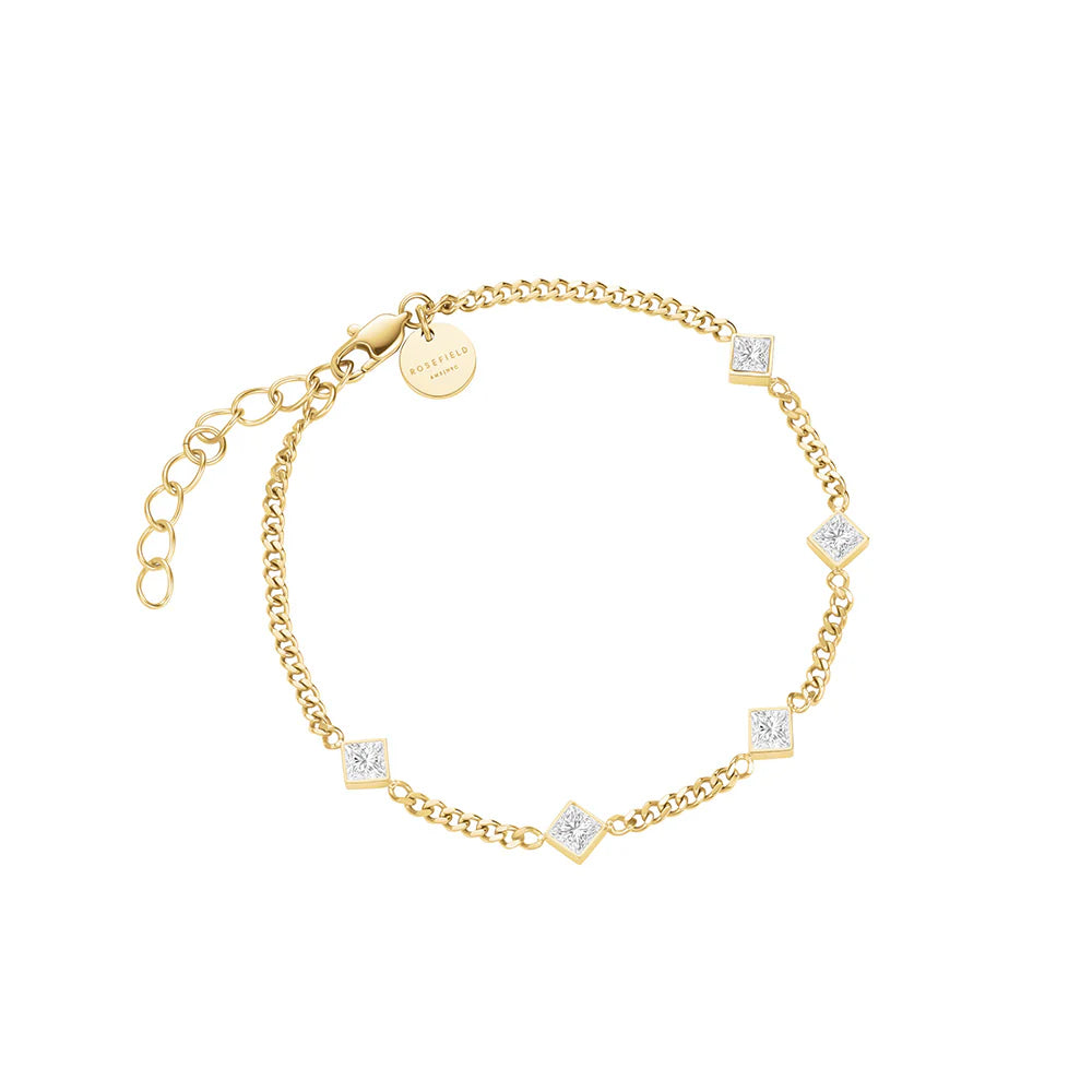 Rosefield - Playful Crystal Bracelet - Gold