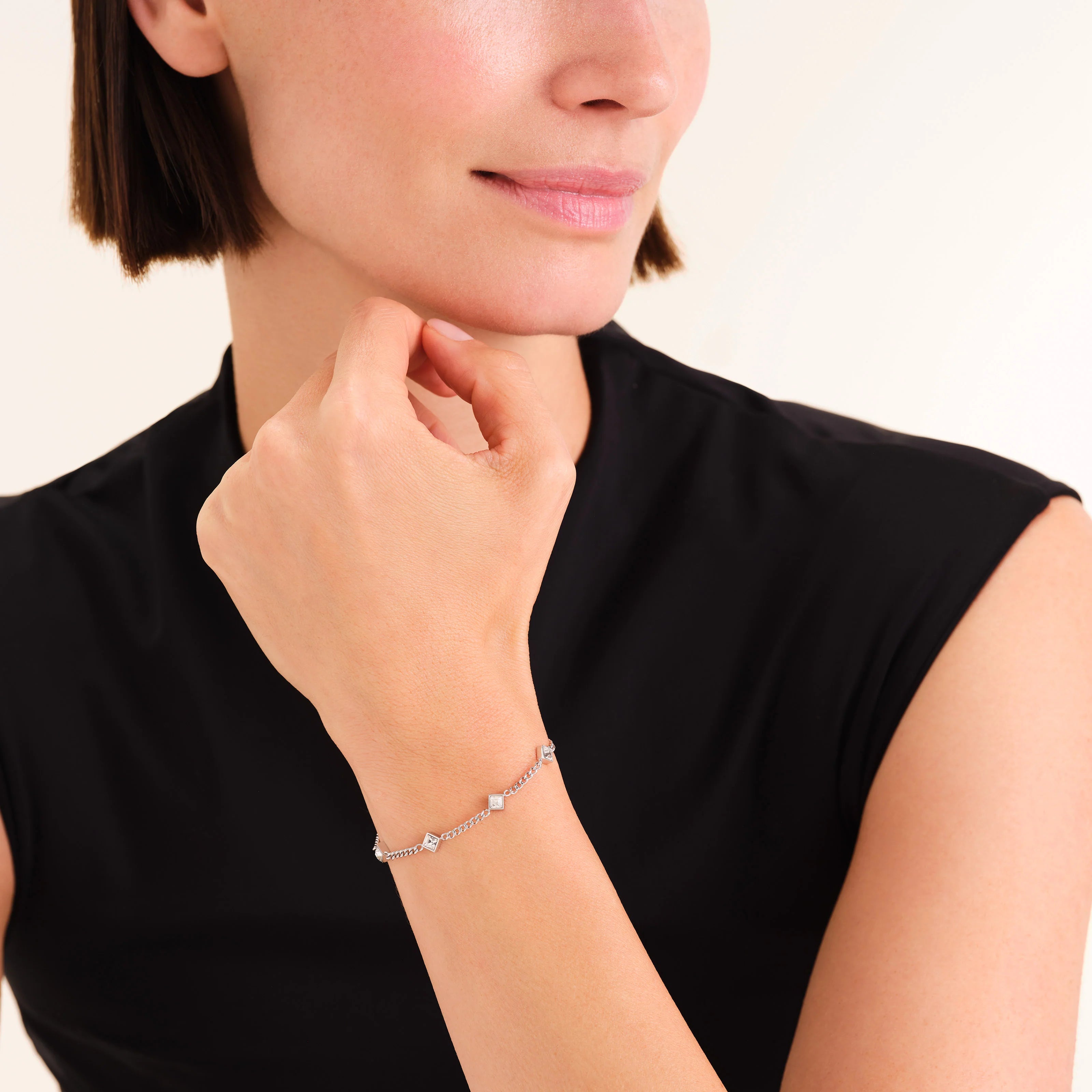 Rosefield - Playful Crystal Bracelet - silver