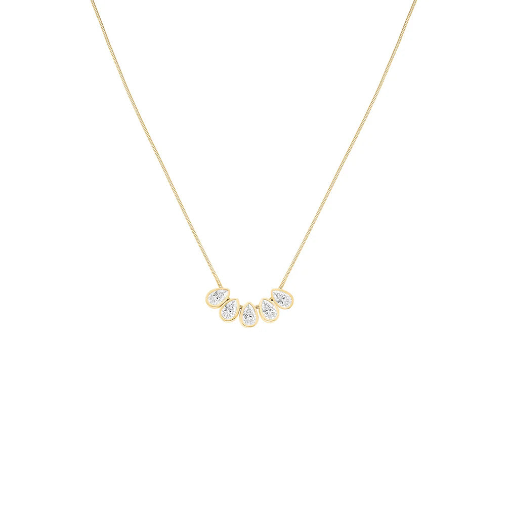 Rosefield - Playful Crystal Necklace - Gold