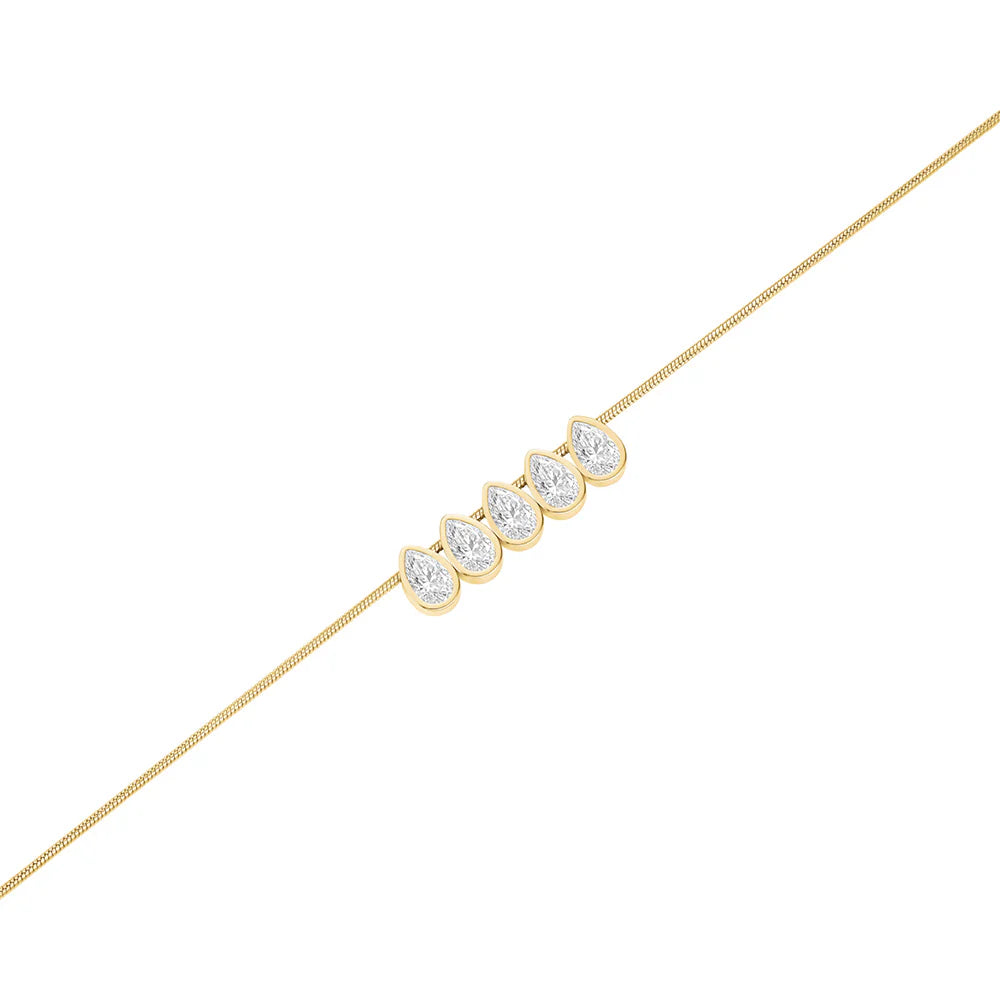 Rosefield - Playful Crystal Necklace - Gold
