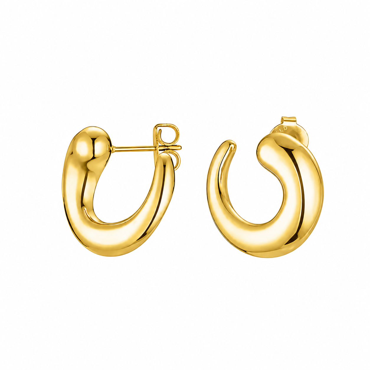 Rosefield - Dome Swirl Studs - Gold